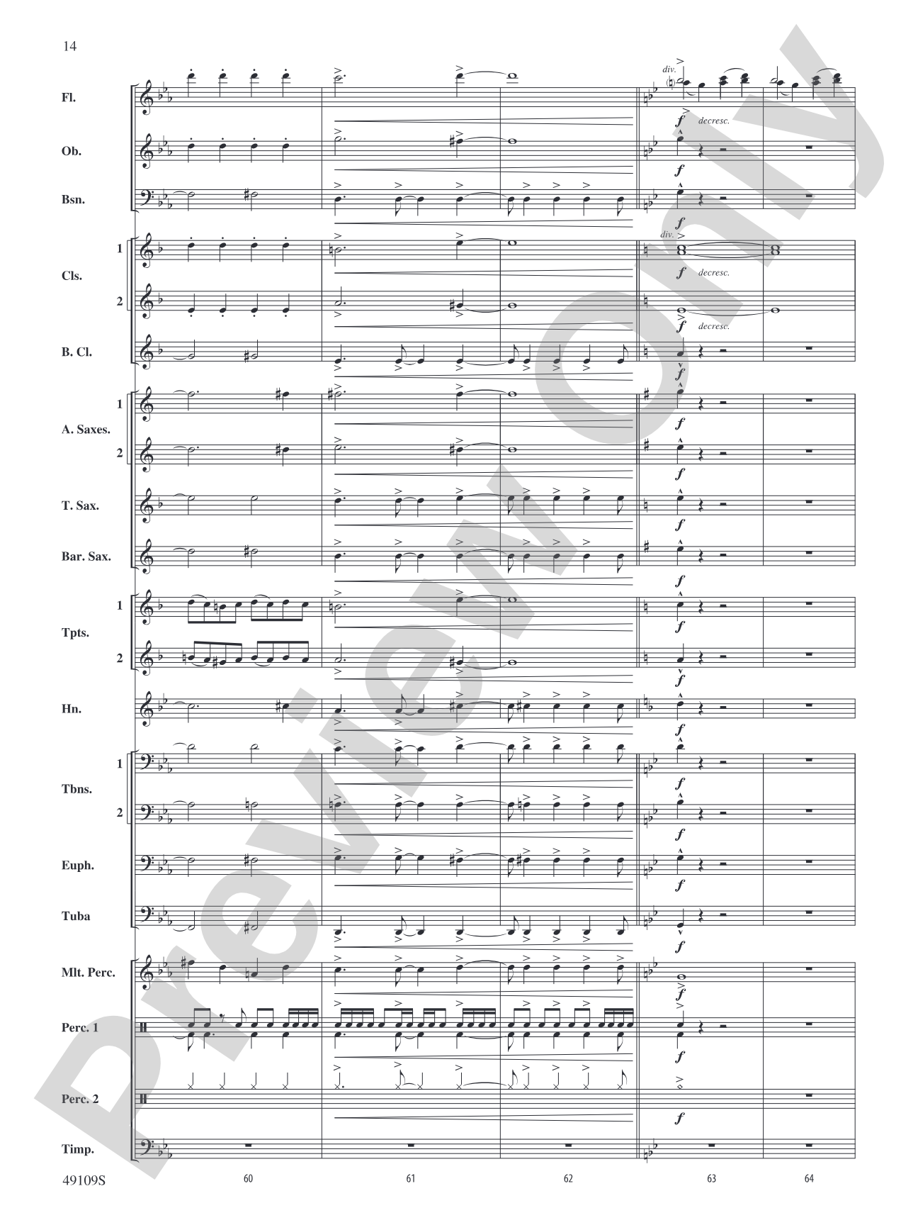 Tension: Concert Band Conductor Score & Parts