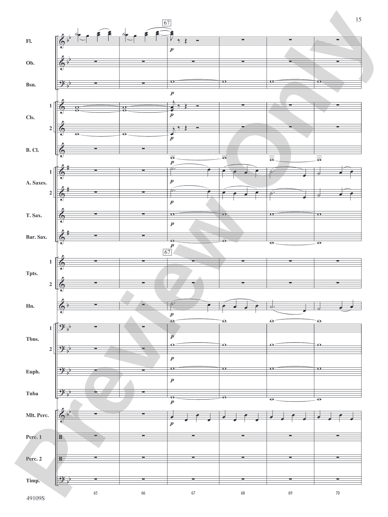 Tension: Concert Band Conductor Score & Parts
