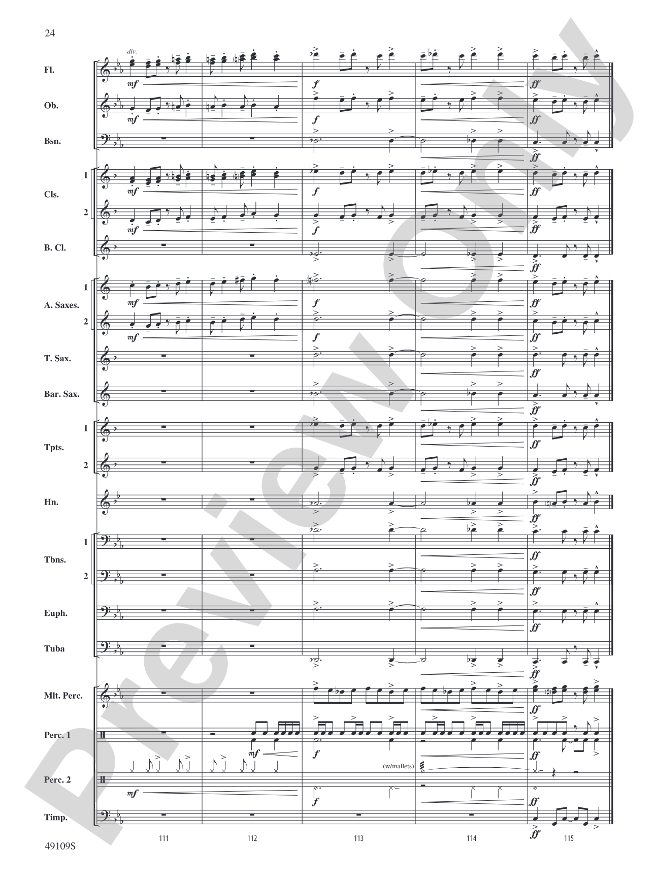 Tension: Concert Band Conductor Score & Parts
