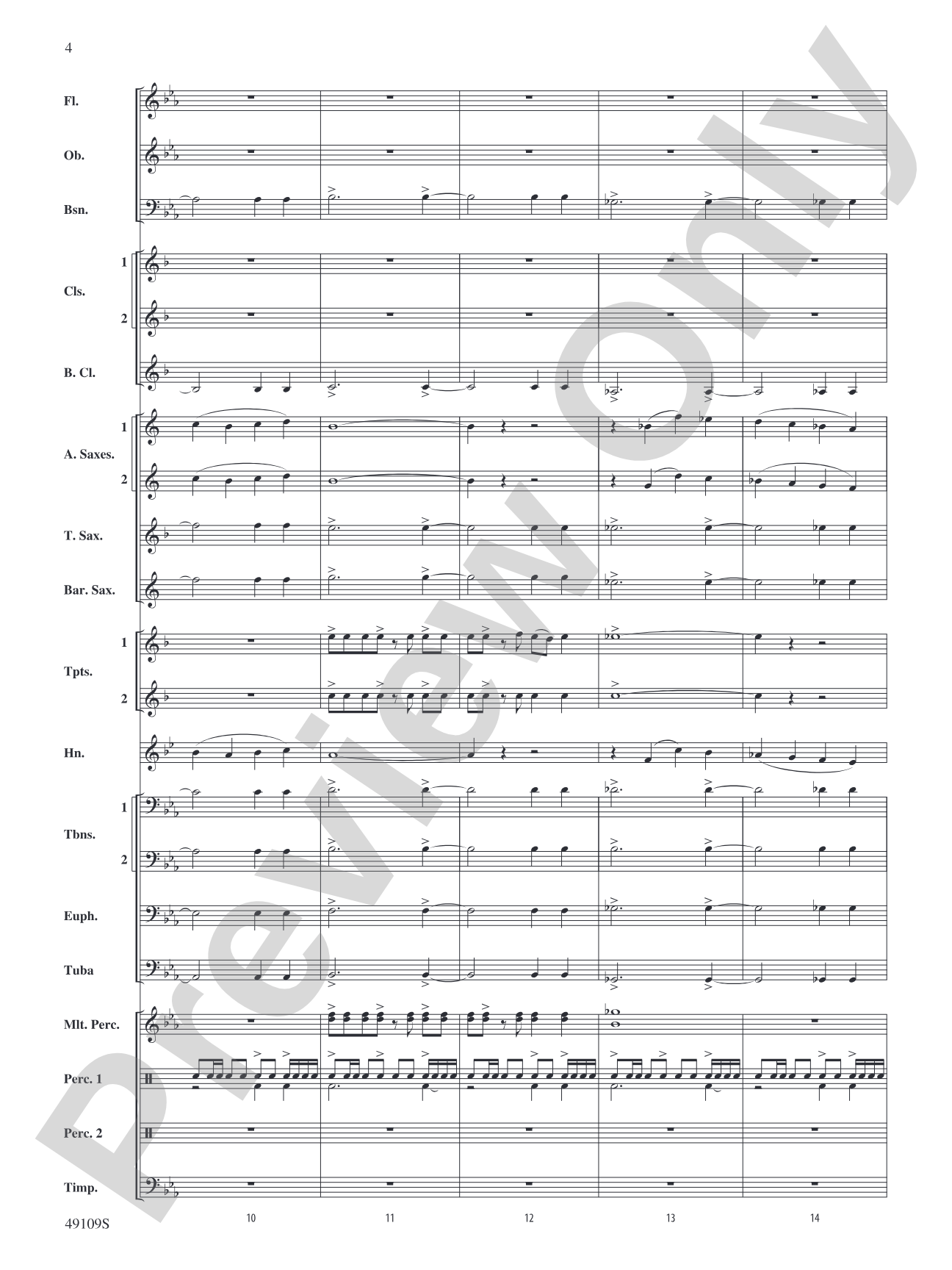 Tension: Concert Band Conductor Score & Parts