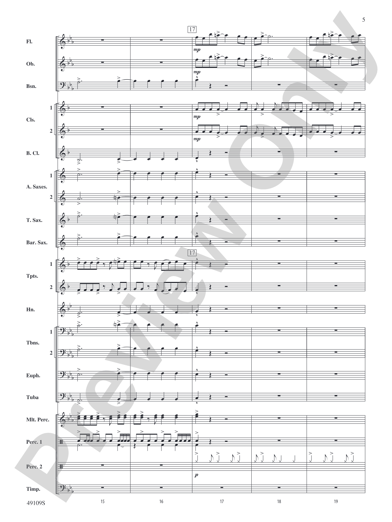Tension: Concert Band Conductor Score & Parts