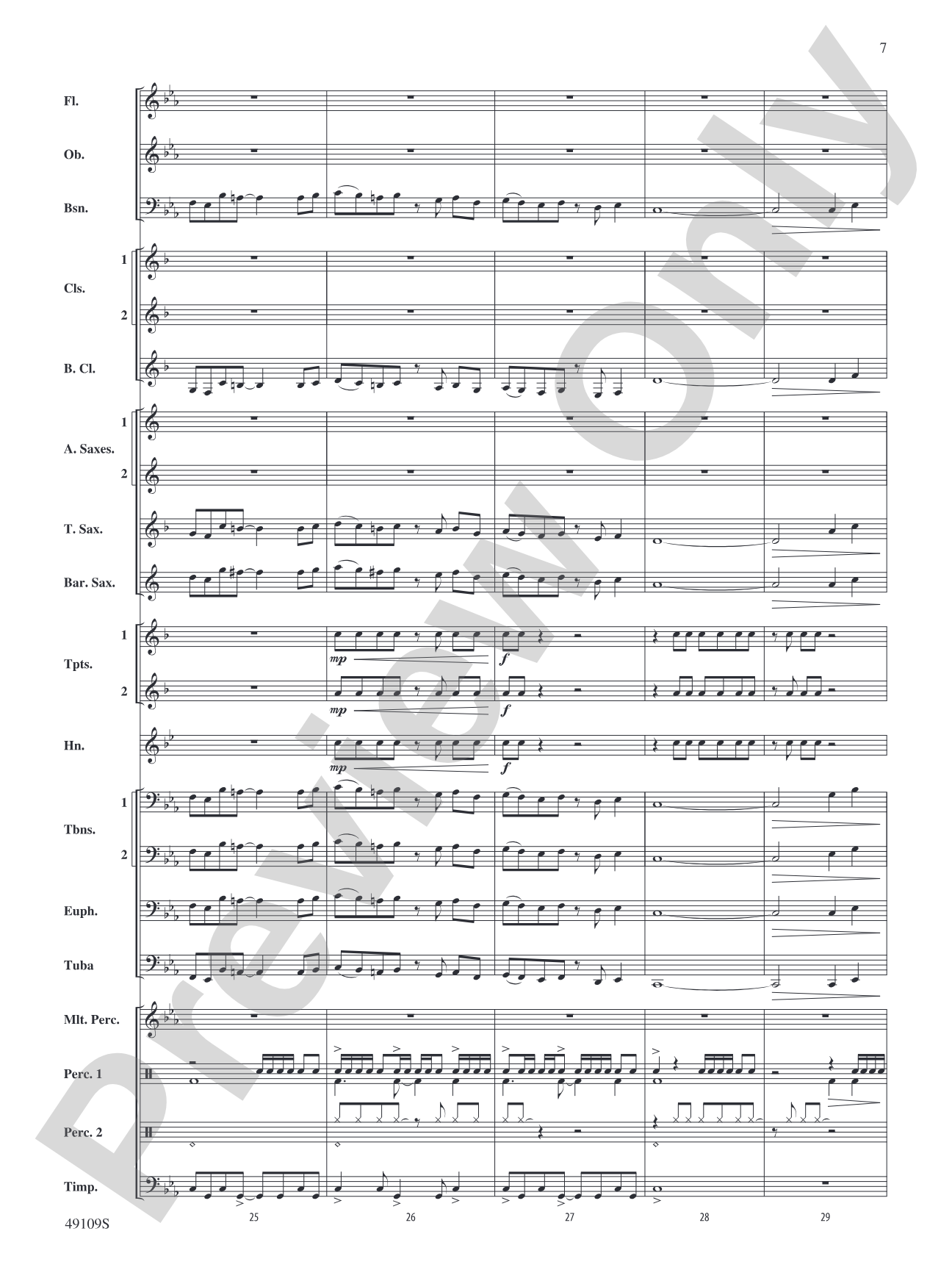 Tension: Concert Band Conductor Score & Parts