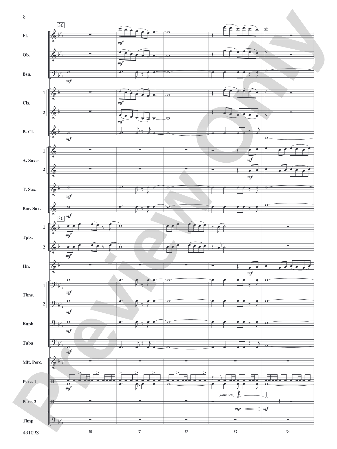 Tension: Concert Band Conductor Score & Parts