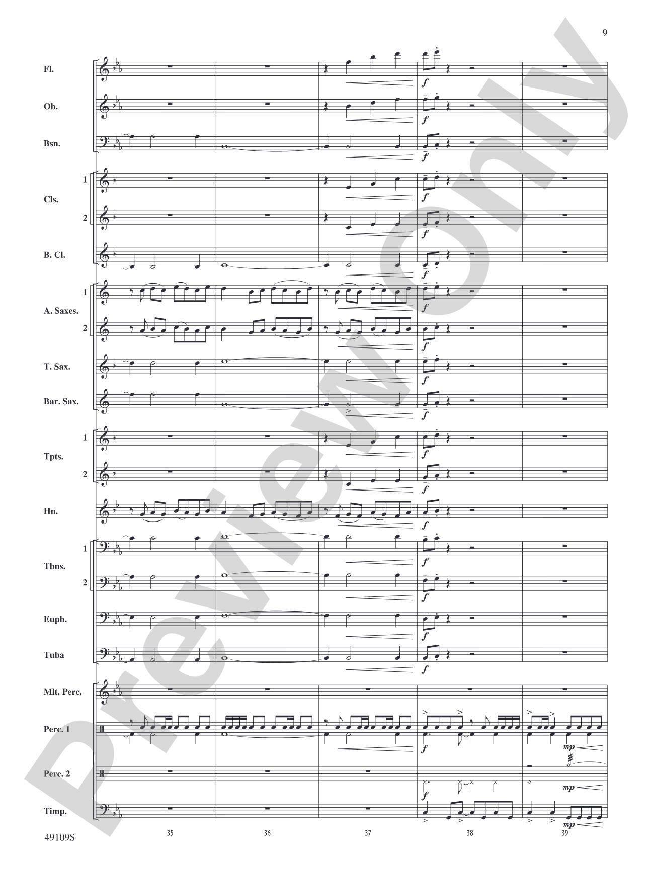 Tension: Concert Band Conductor Score & Parts