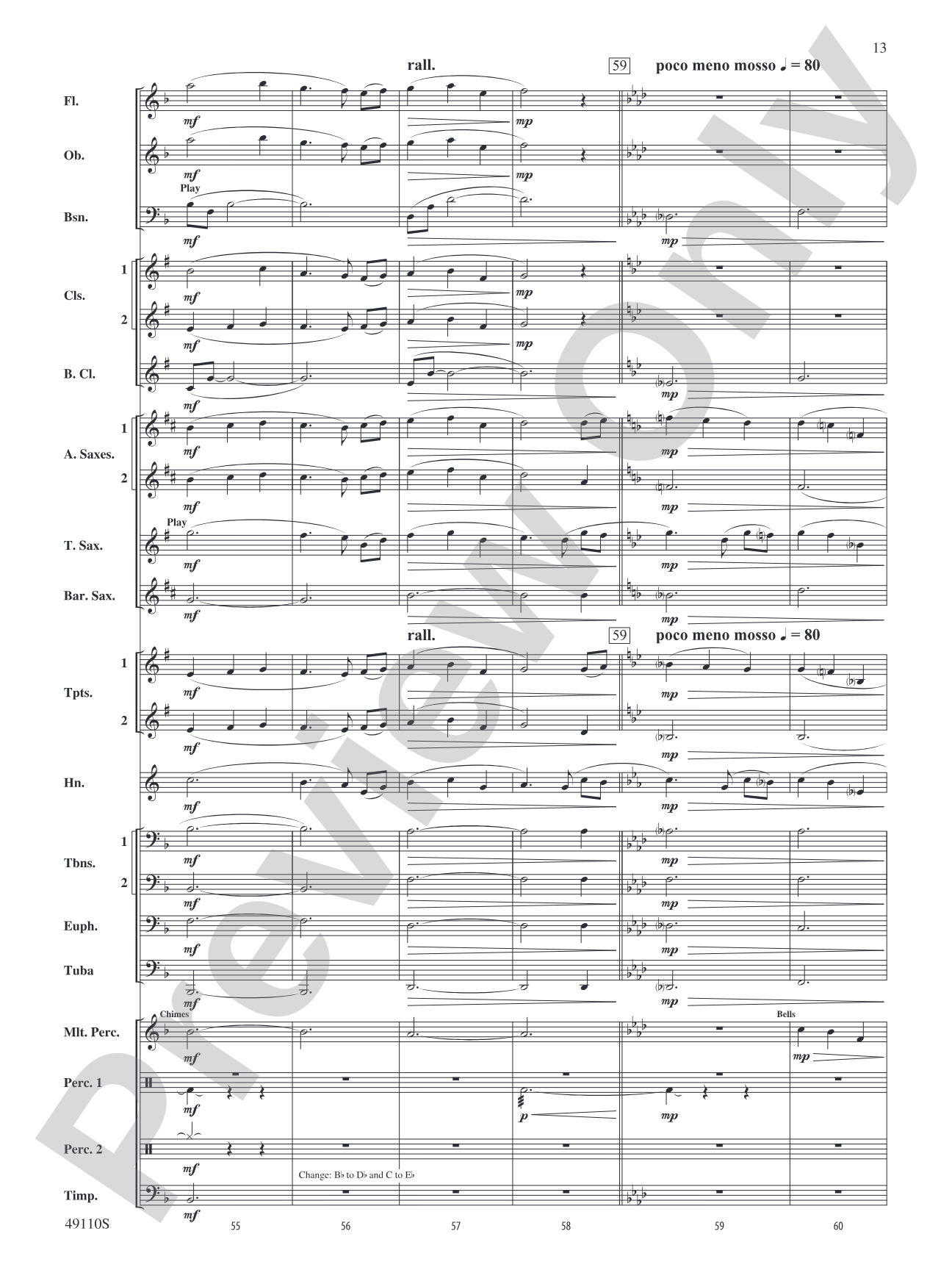 Where the Heavens Meet Earth: Concert Band Conductor Score & Parts
