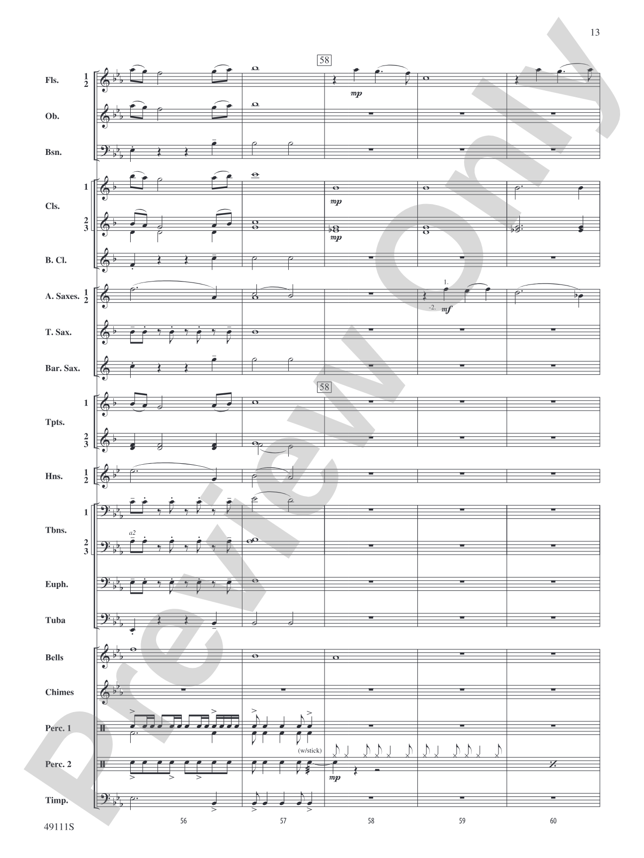 Gift of Hope: Concert Band Conductor Score & Parts