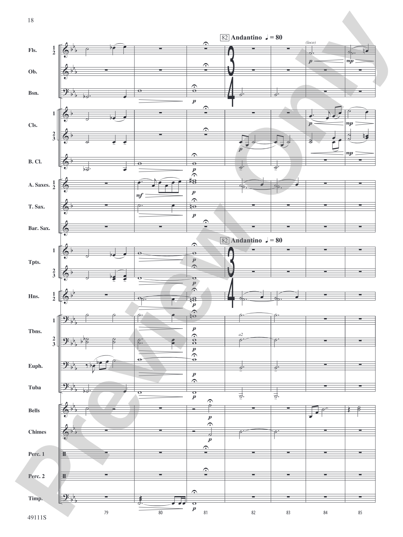 Gift of Hope: Concert Band Conductor Score & Parts