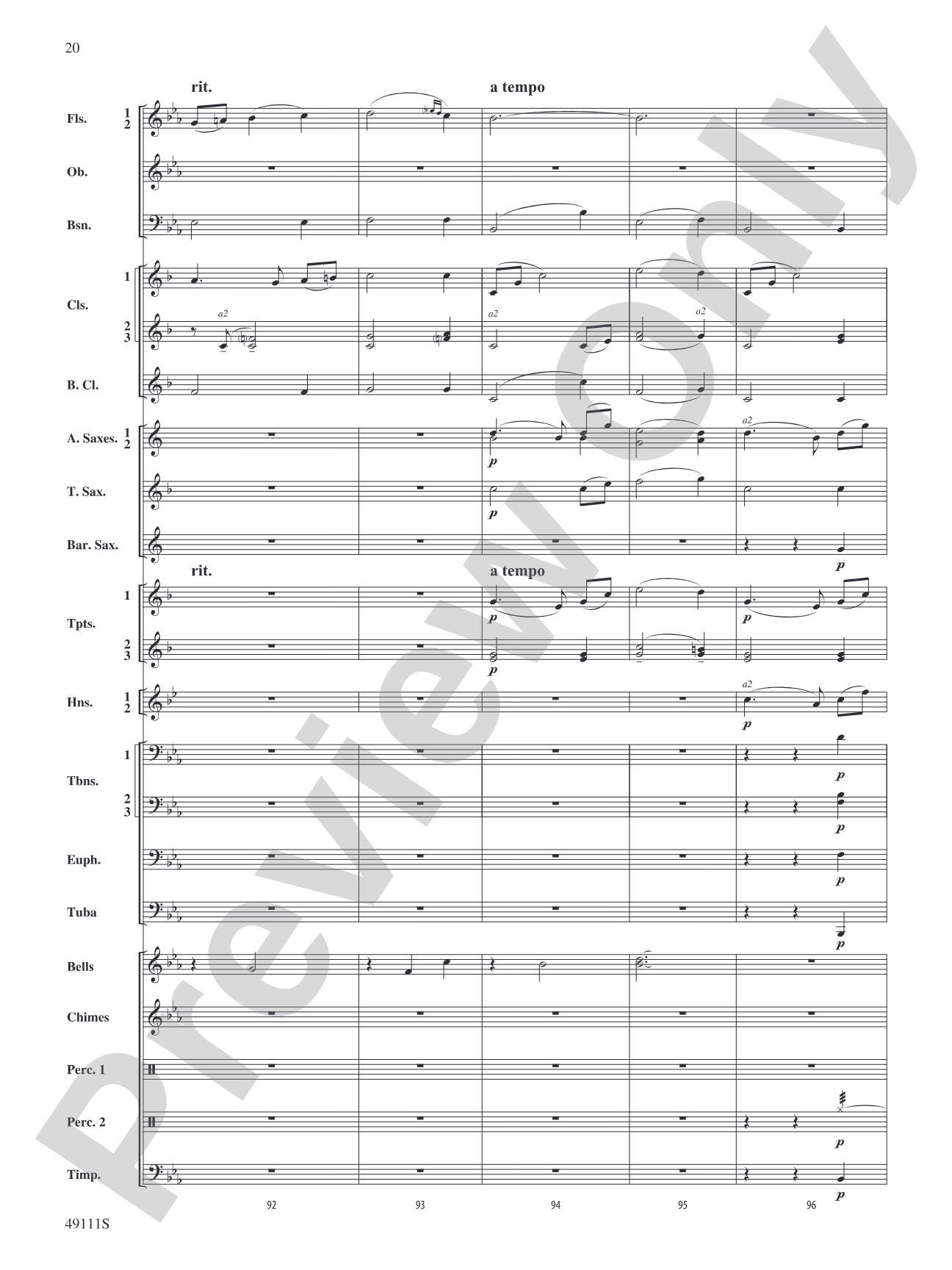 Gift of Hope: Concert Band Conductor Score & Parts
