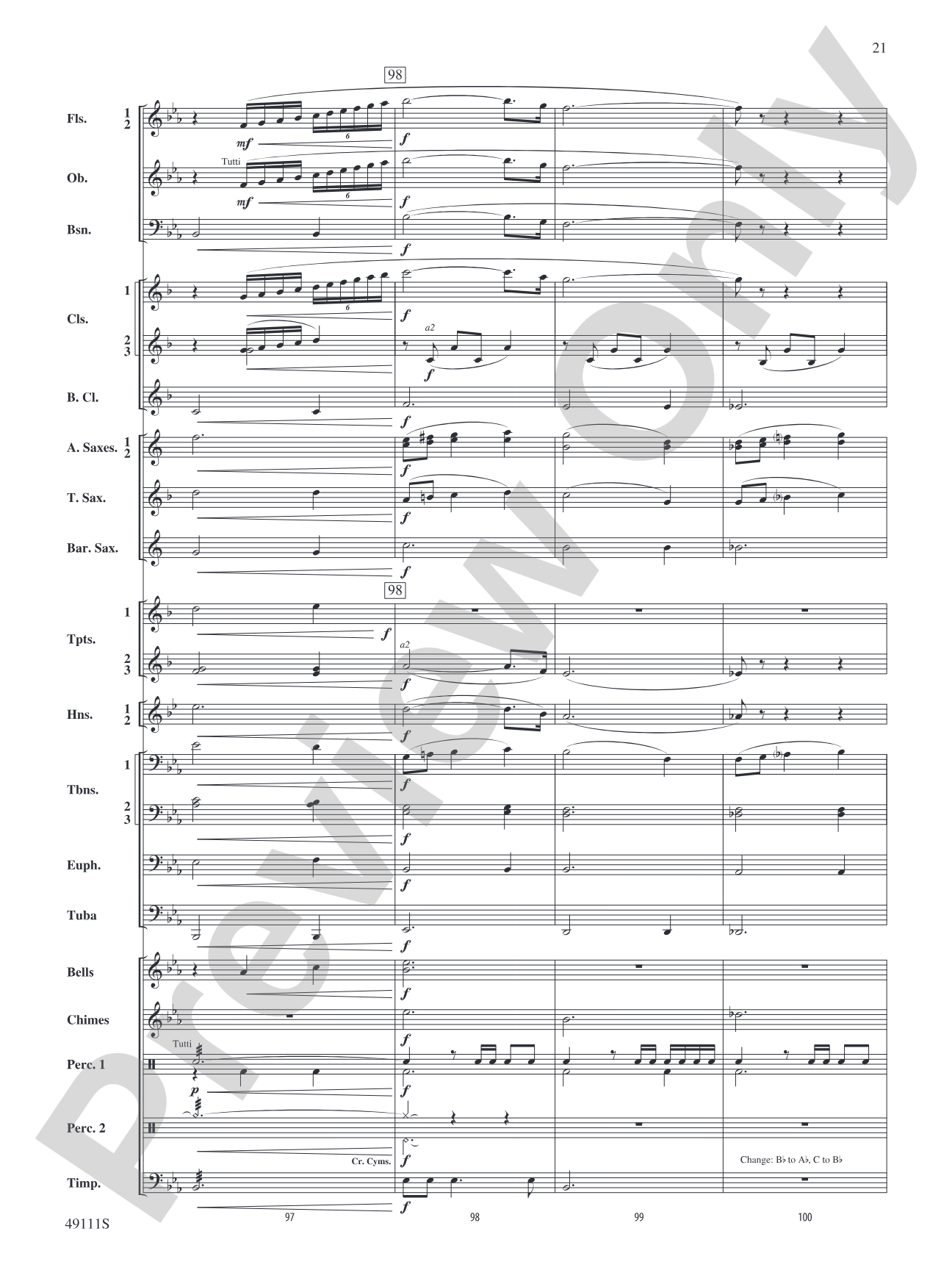 Gift of Hope: Concert Band Conductor Score & Parts