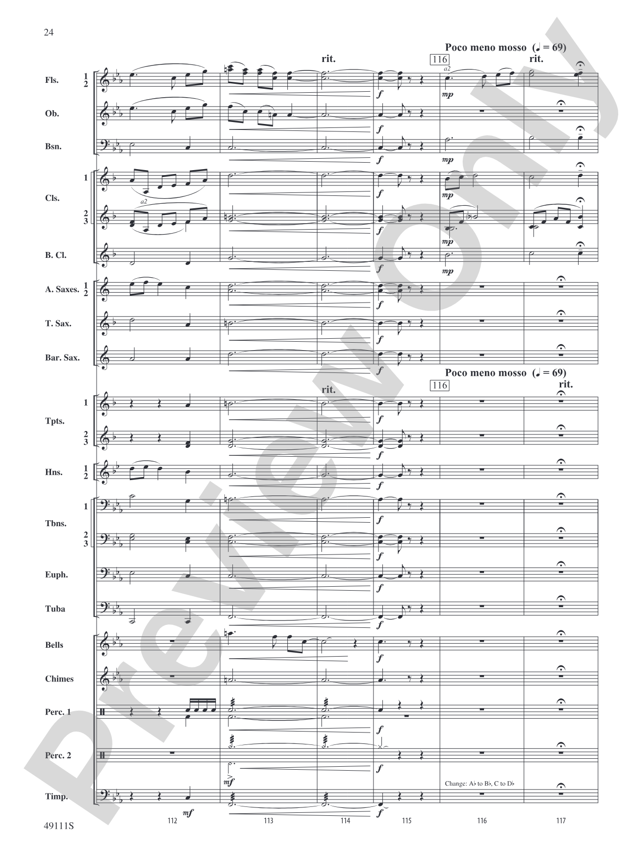 Gift of Hope: Concert Band Conductor Score & Parts