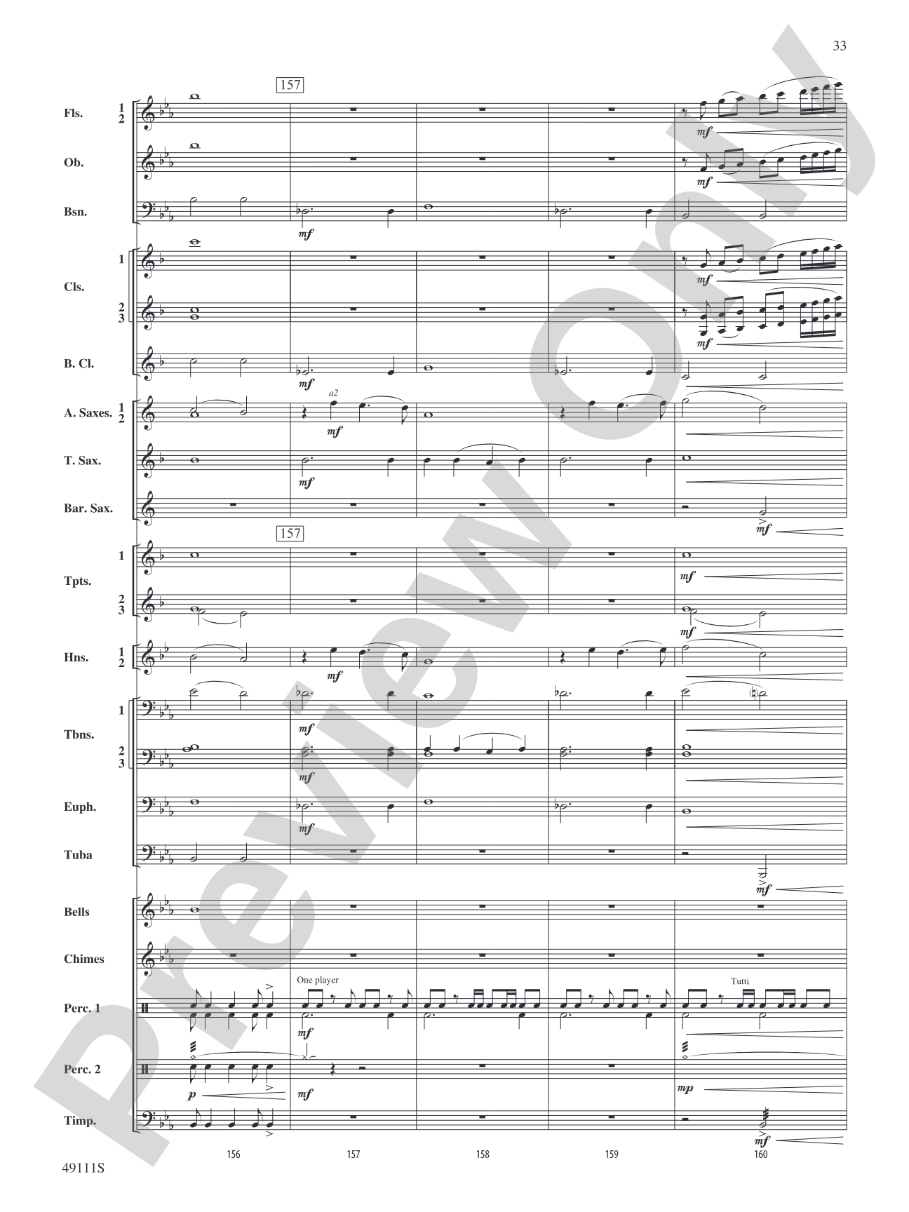 Gift of Hope: Concert Band Conductor Score & Parts