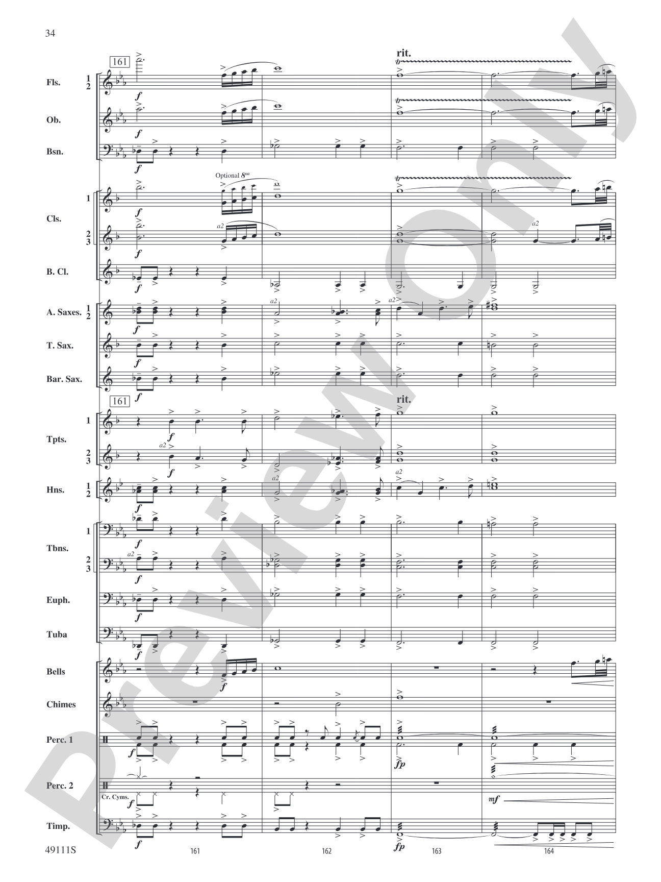 Gift of Hope: Concert Band Conductor Score & Parts