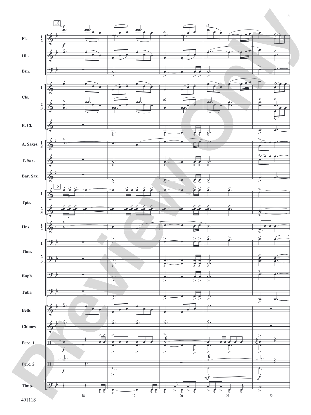 Gift of Hope: Concert Band Conductor Score & Parts