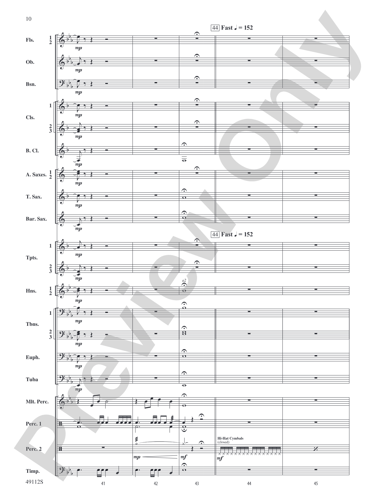 Golden Celebration Overture: Concert Band Conductor Score & Parts
