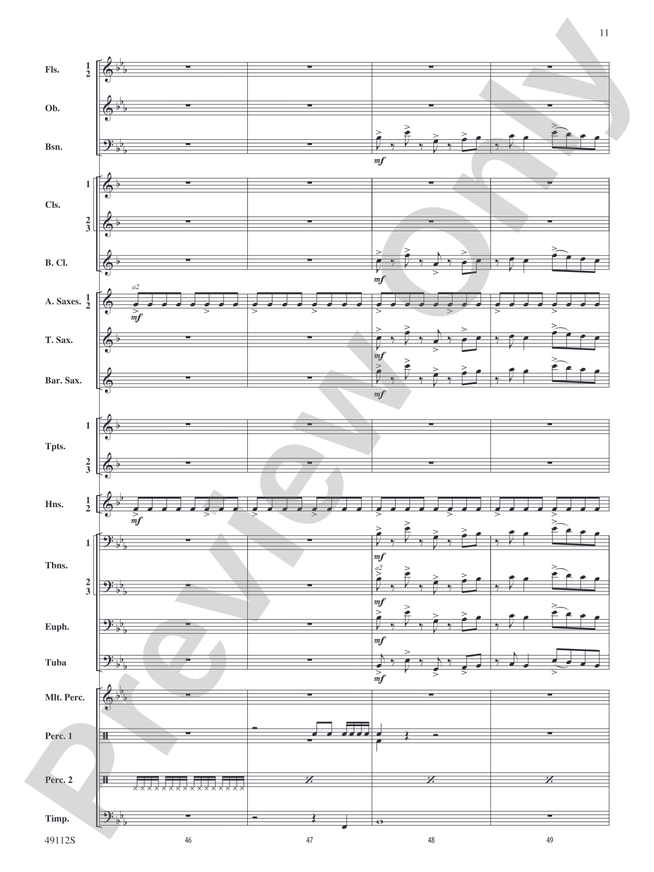 Golden Celebration Overture: Concert Band Conductor Score & Parts