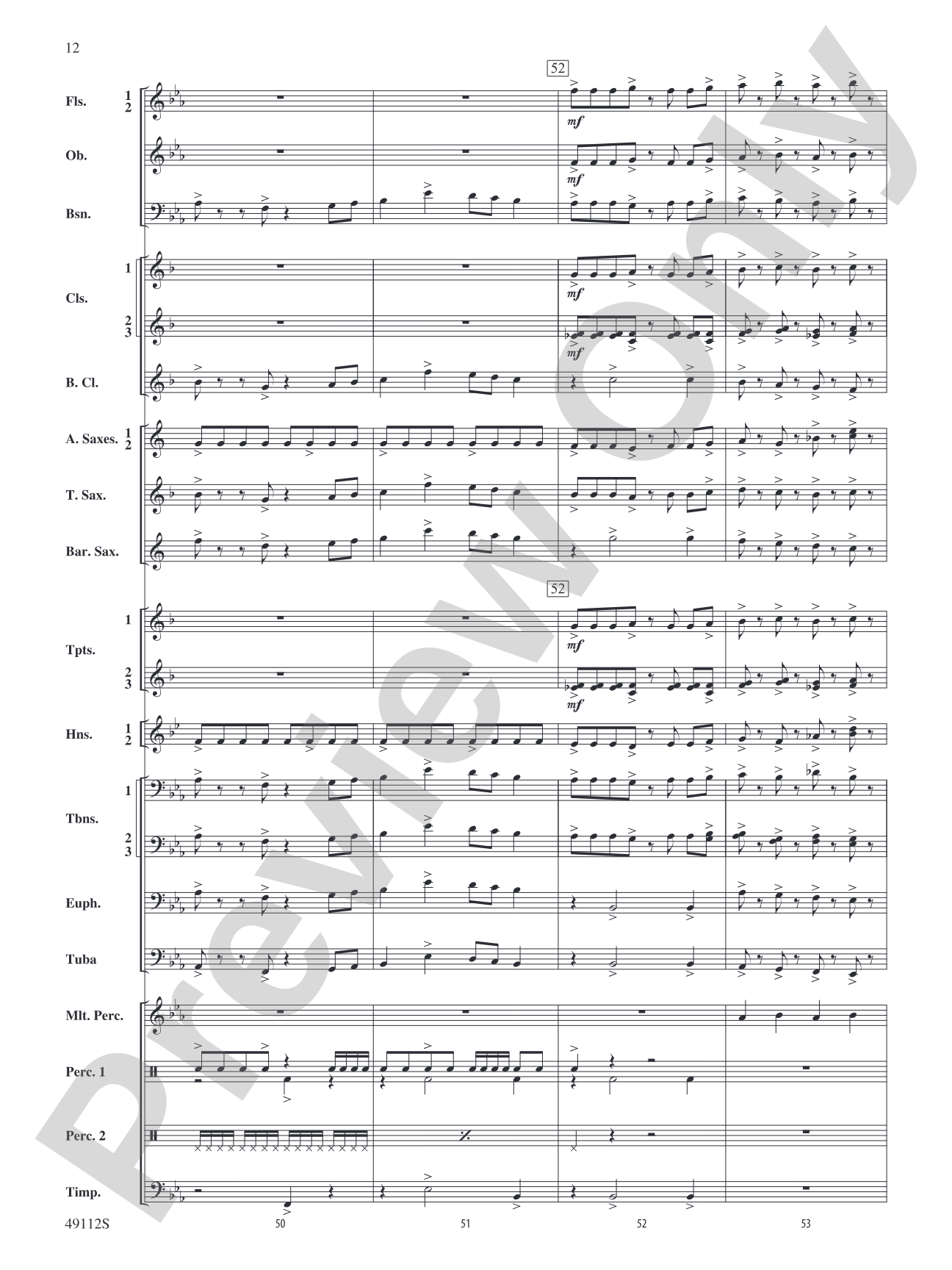 Golden Celebration Overture: Concert Band Conductor Score & Parts