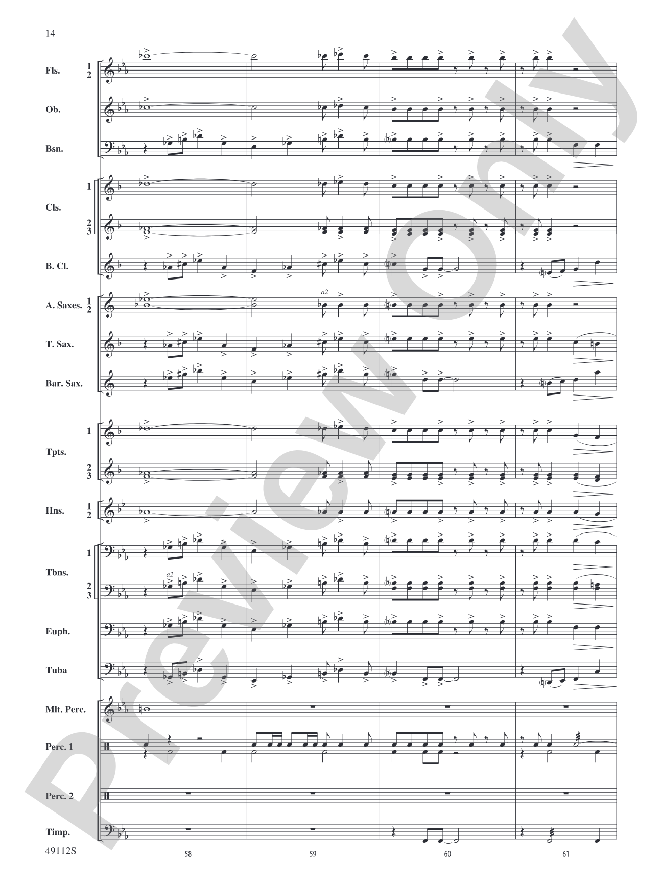 Golden Celebration Overture: Concert Band Conductor Score & Parts