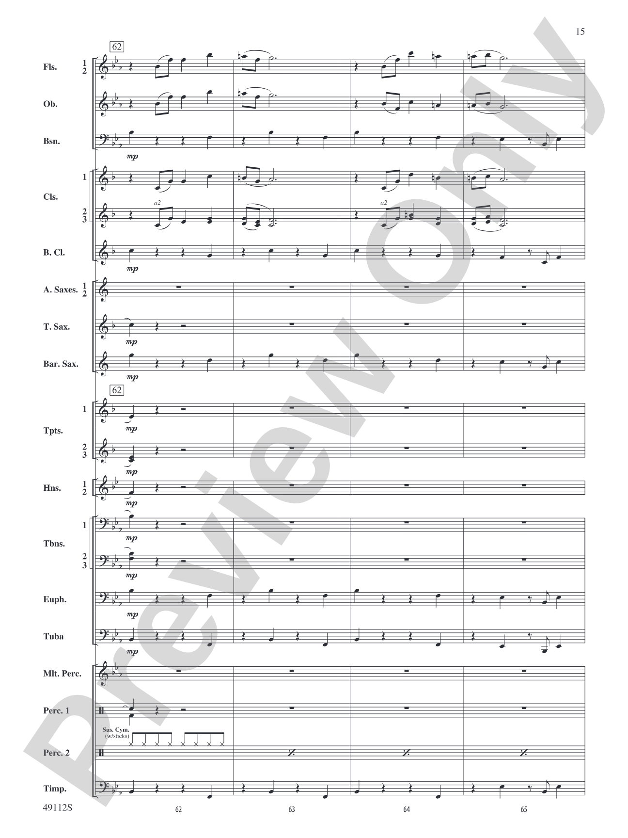 Golden Celebration Overture: Concert Band Conductor Score & Parts