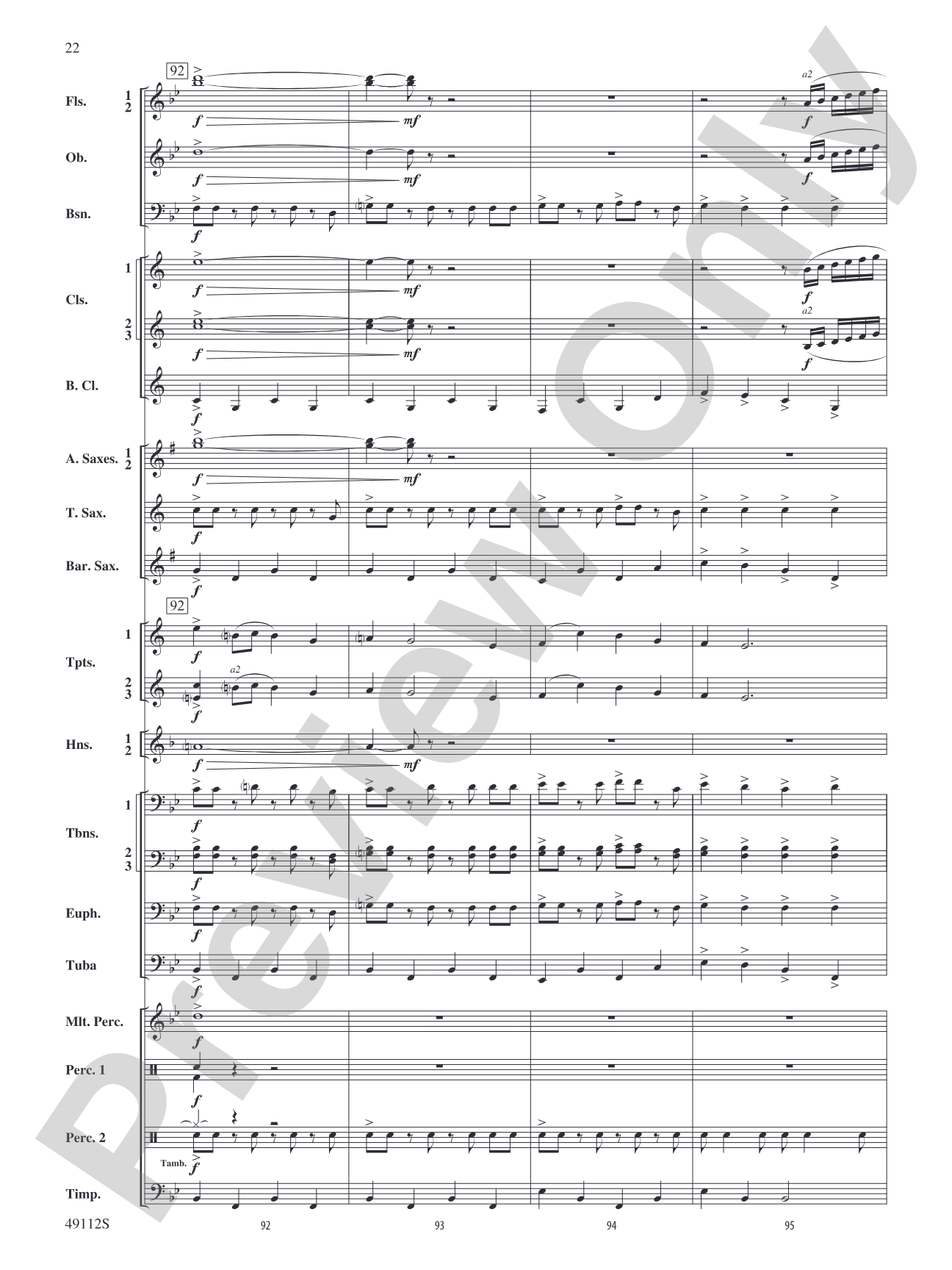 Golden Celebration Overture: Concert Band Conductor Score & Parts