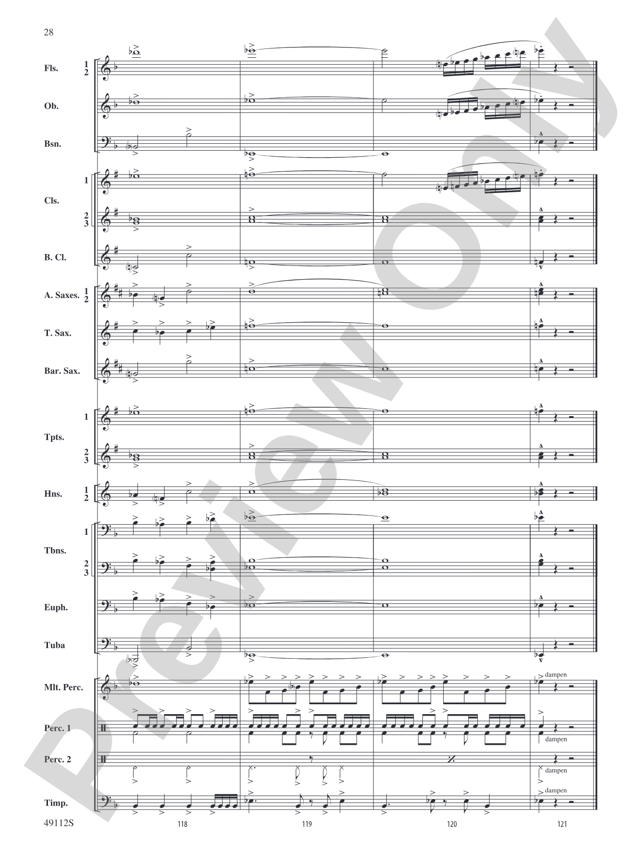 Golden Celebration Overture: Concert Band Conductor Score & Parts