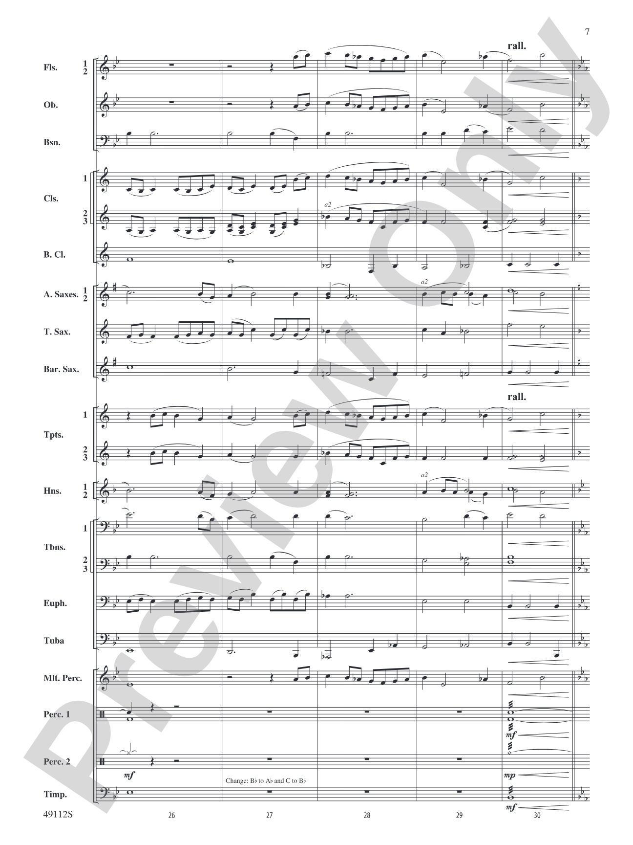 Golden Celebration Overture: Concert Band Conductor Score & Parts