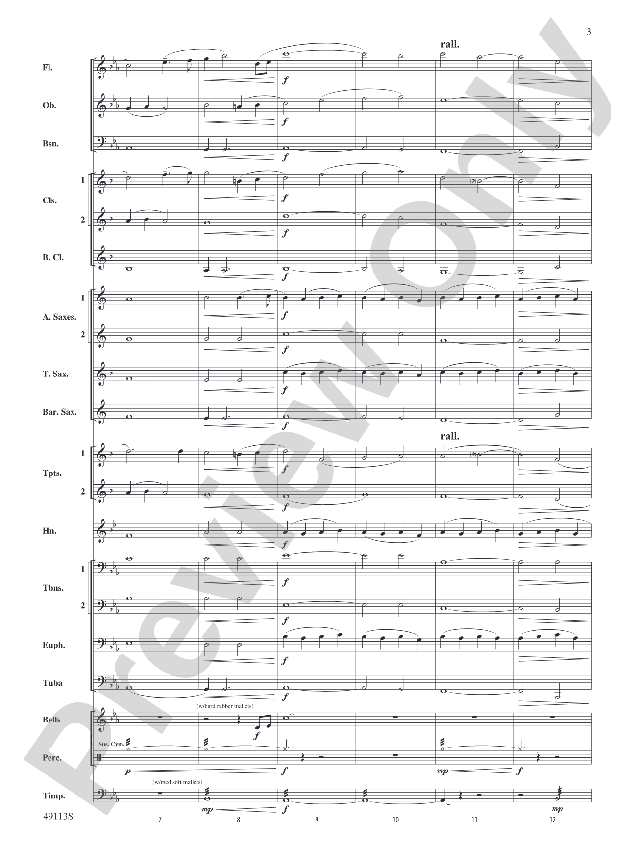South Shore Soliloquy: Concert Band Conductor Score & Parts