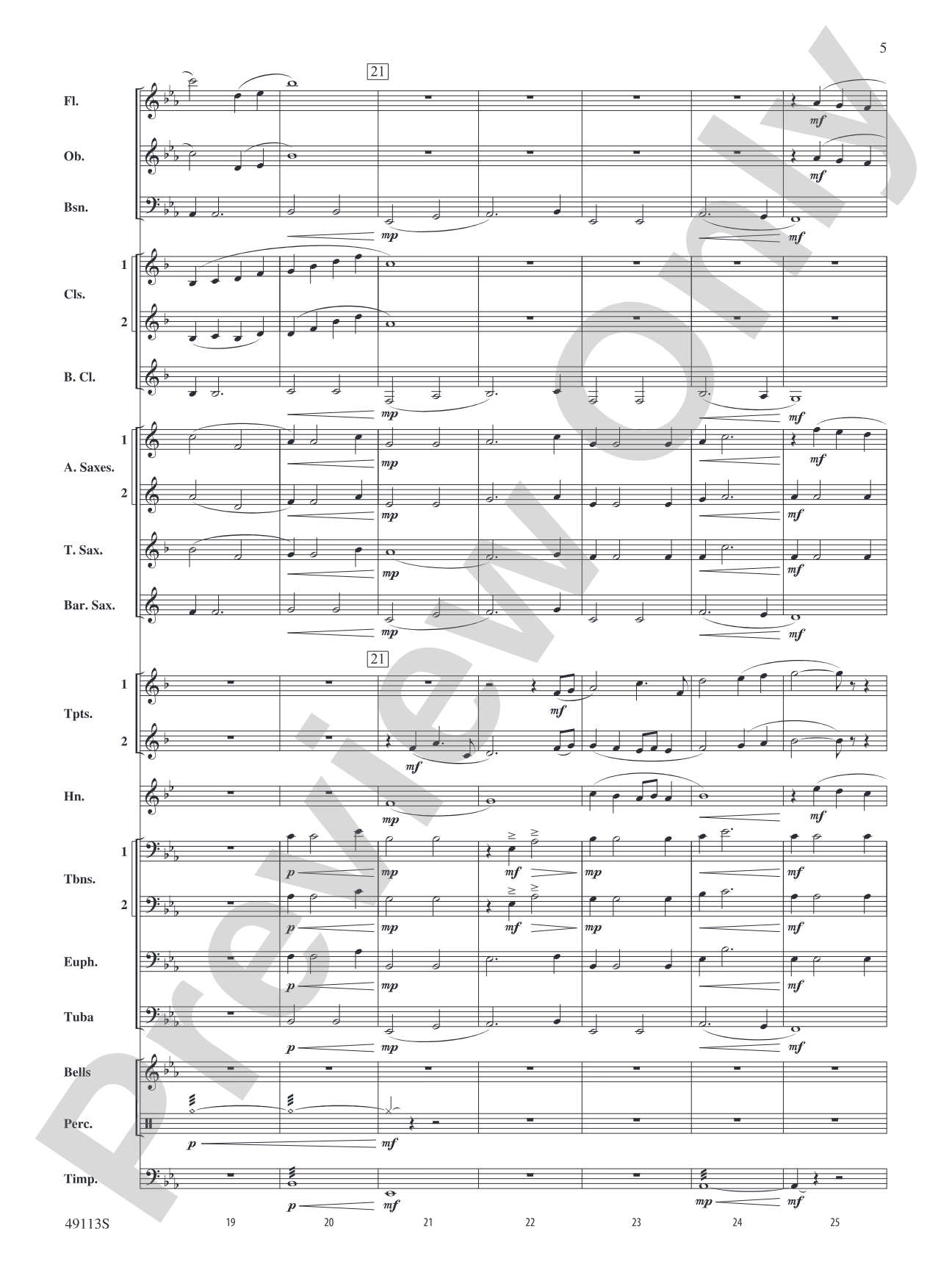 South Shore Soliloquy: Concert Band Conductor Score & Parts