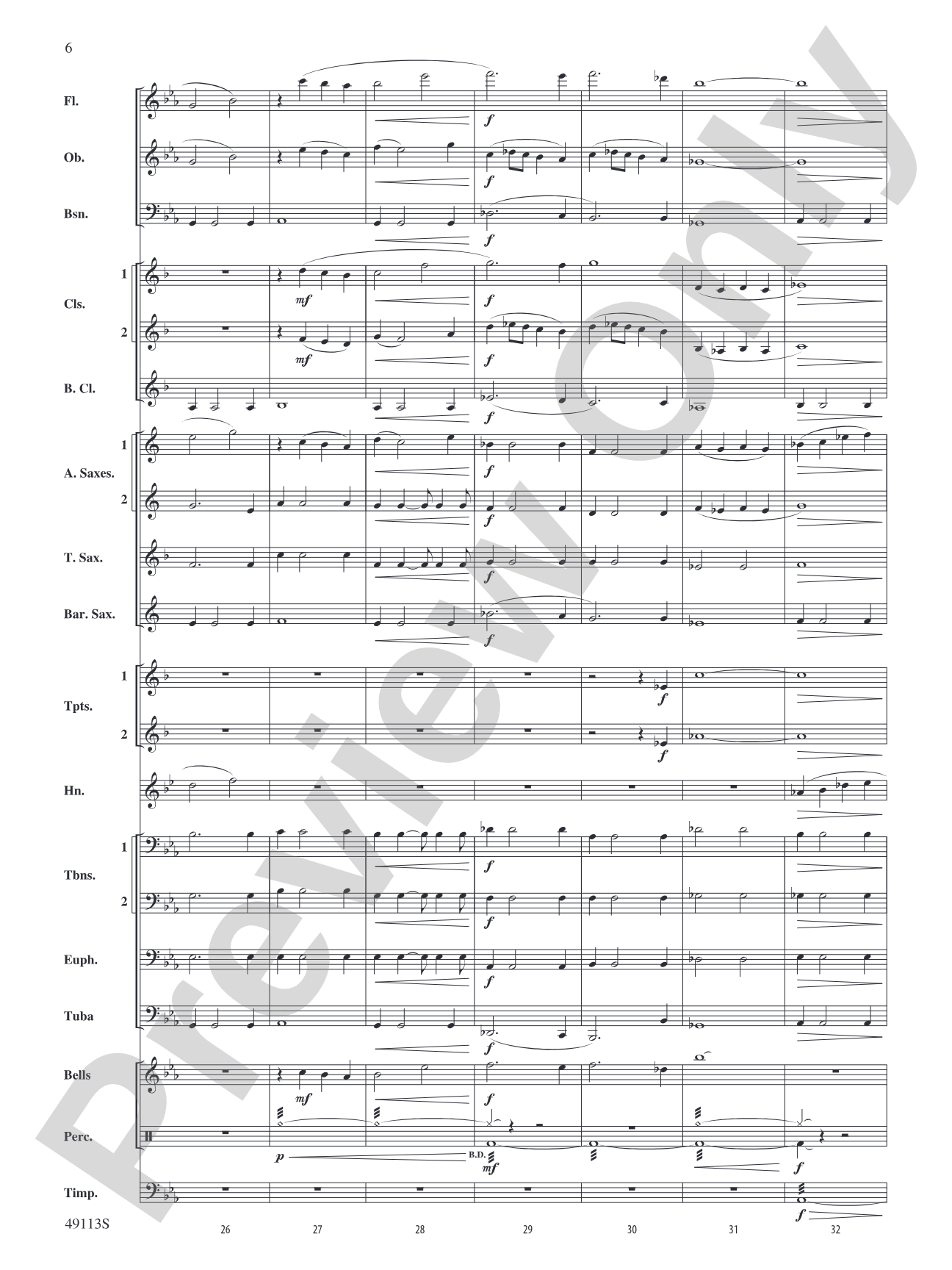 South Shore Soliloquy: Concert Band Conductor Score & Parts