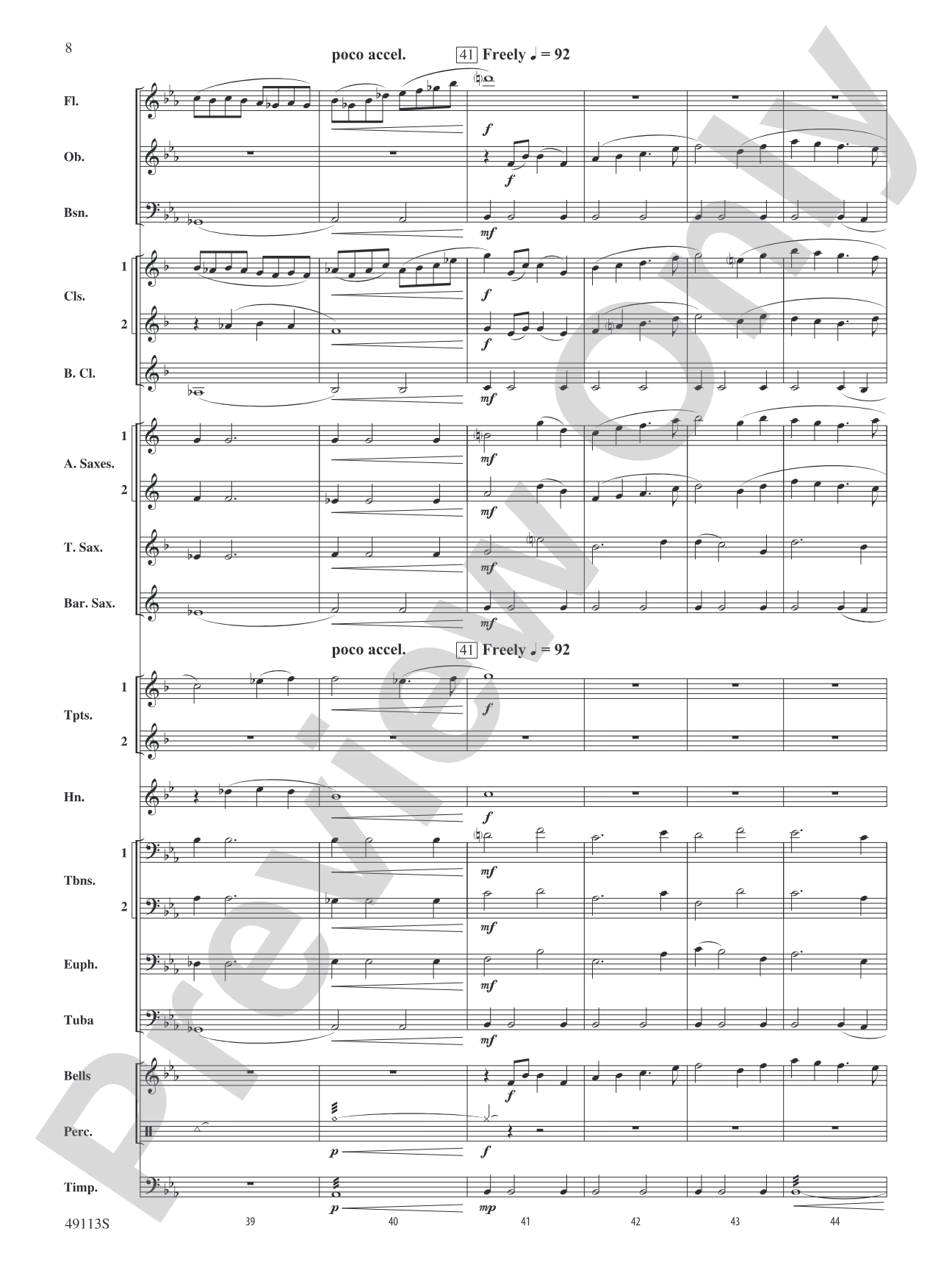 South Shore Soliloquy: Concert Band Conductor Score & Parts
