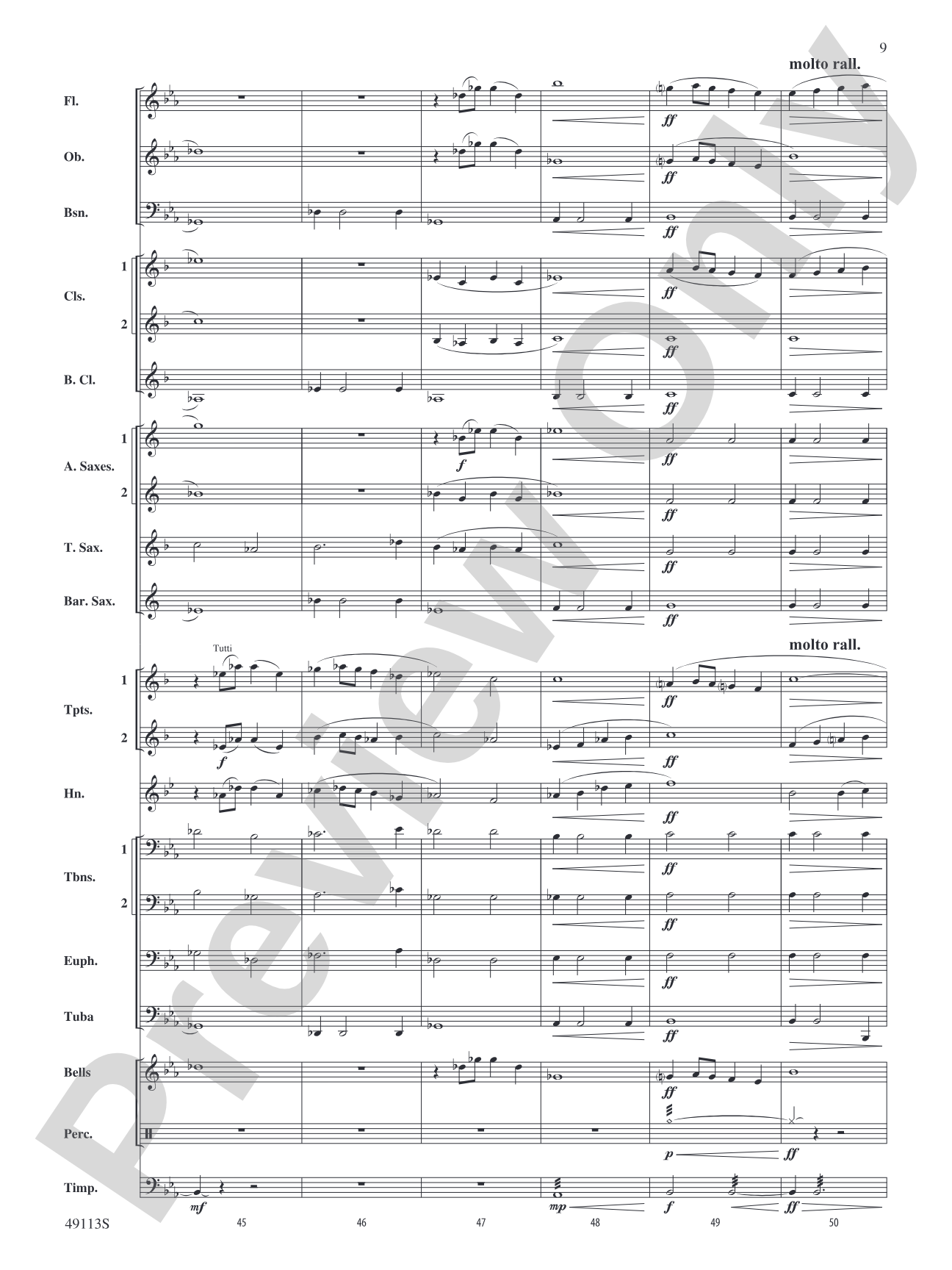 South Shore Soliloquy: Concert Band Conductor Score & Parts