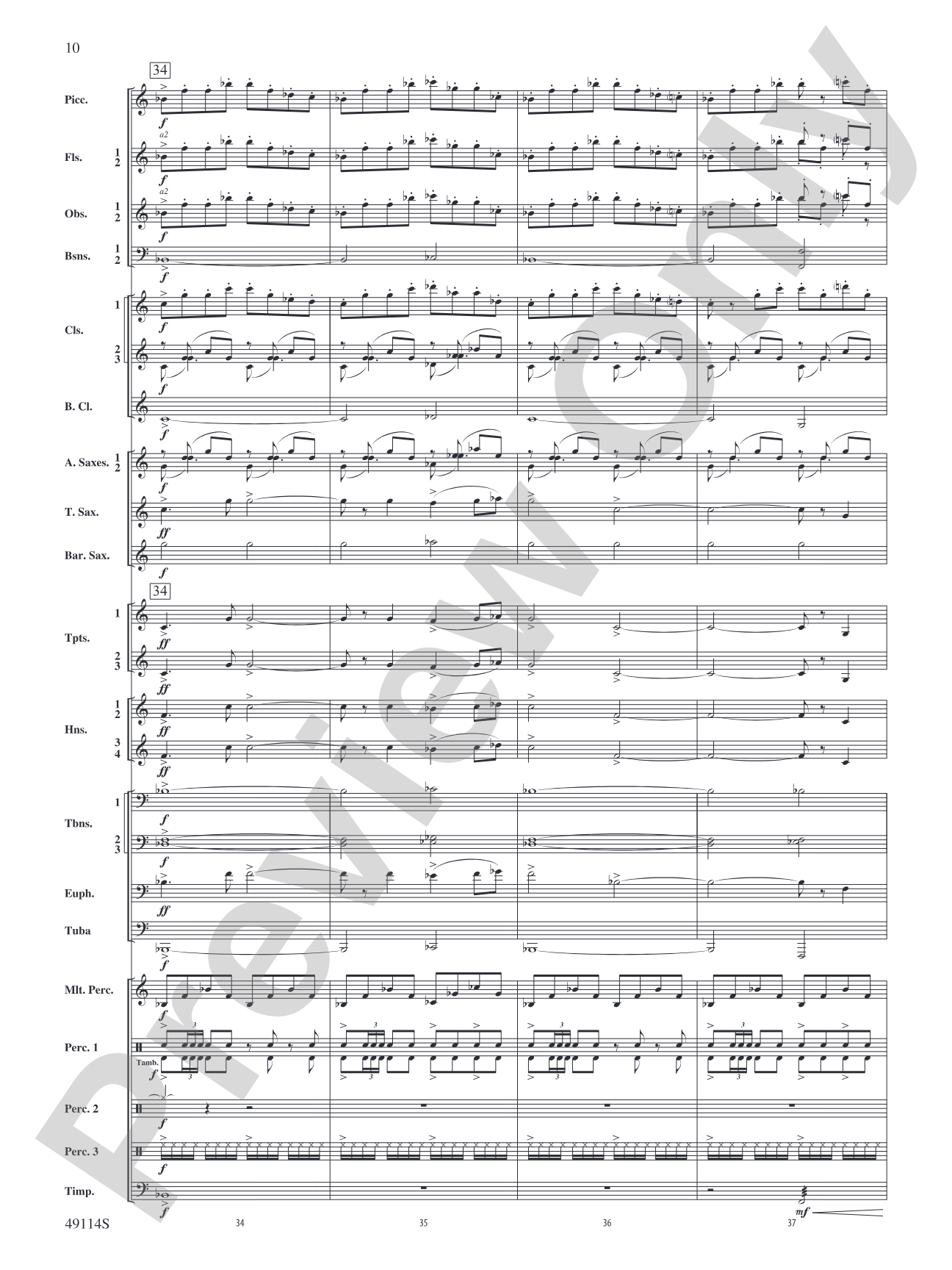 Arabian Sandscapes: Concert Band Conductor Score & Parts