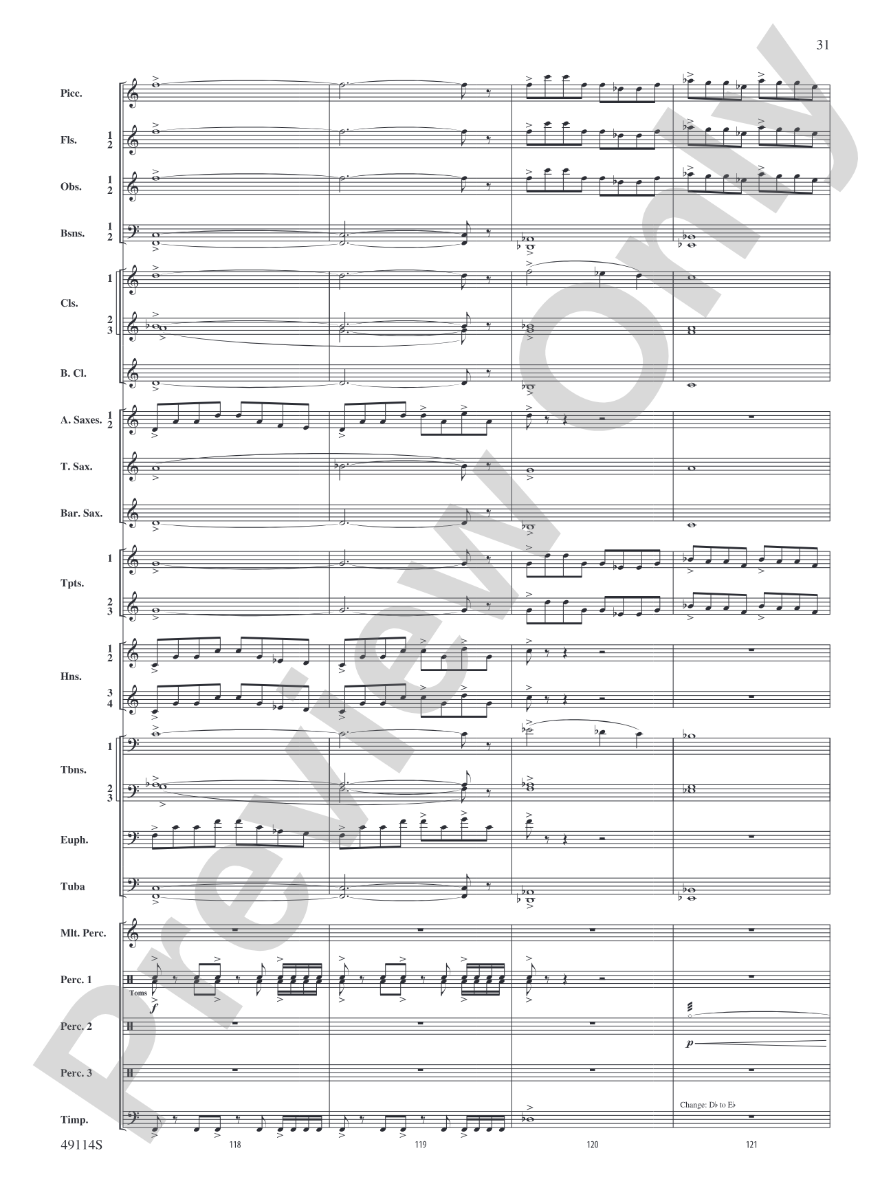Arabian Sandscapes: Concert Band Conductor Score & Parts
