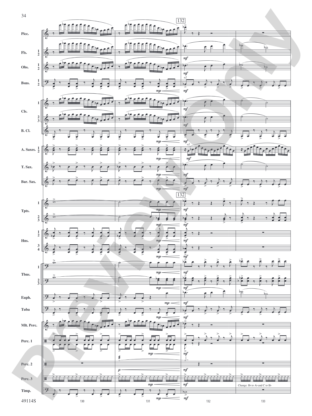 Arabian Sandscapes: Concert Band Conductor Score & Parts