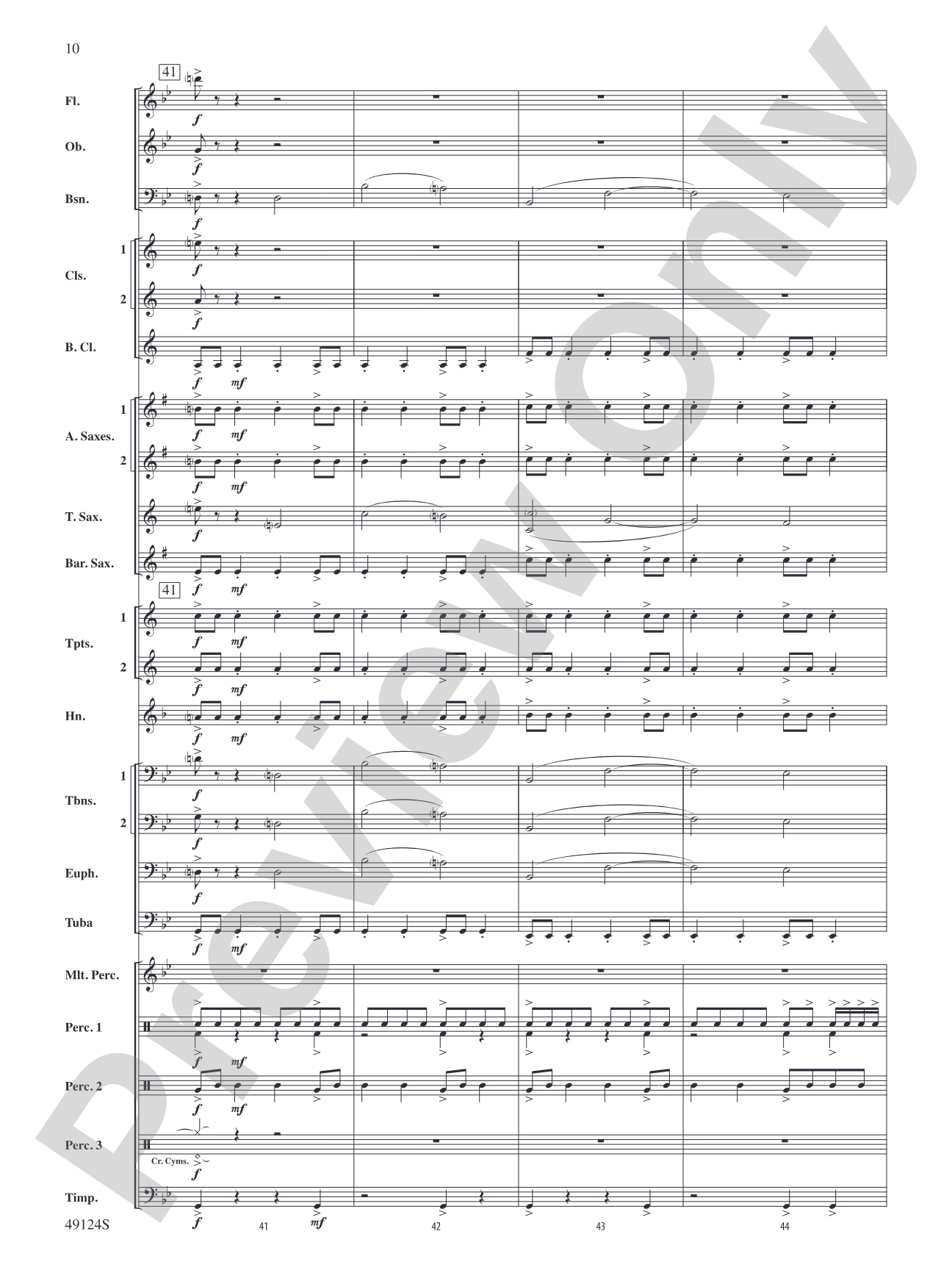Beyond Reach: Concert Band Conductor Score & Parts
