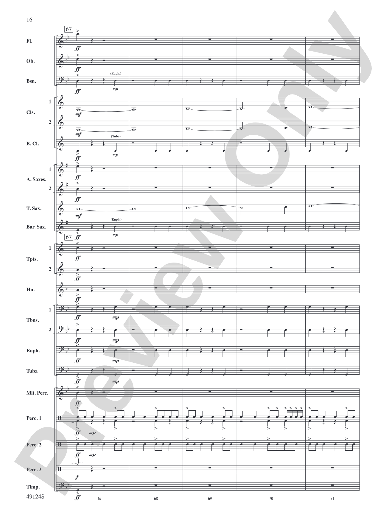 Beyond Reach: Concert Band Conductor Score & Parts