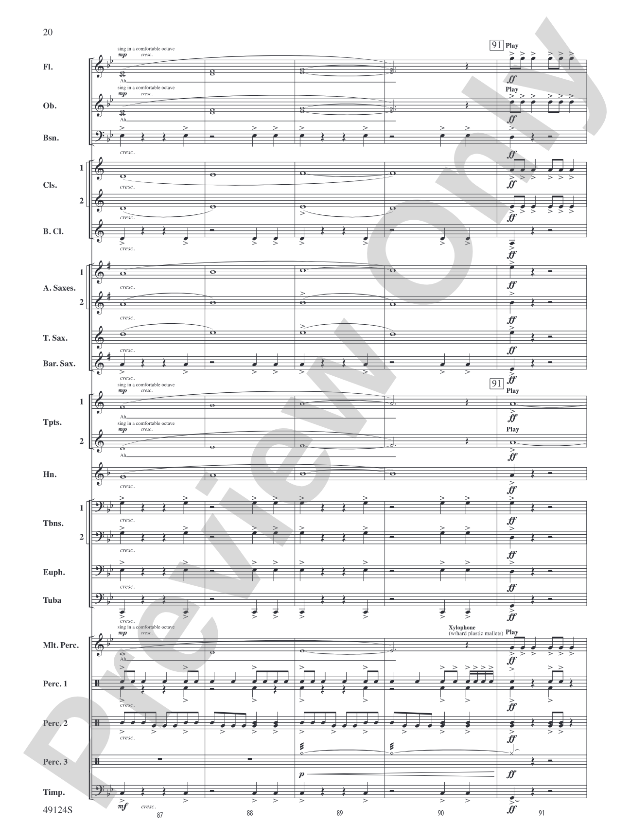 Beyond Reach: Concert Band Conductor Score & Parts