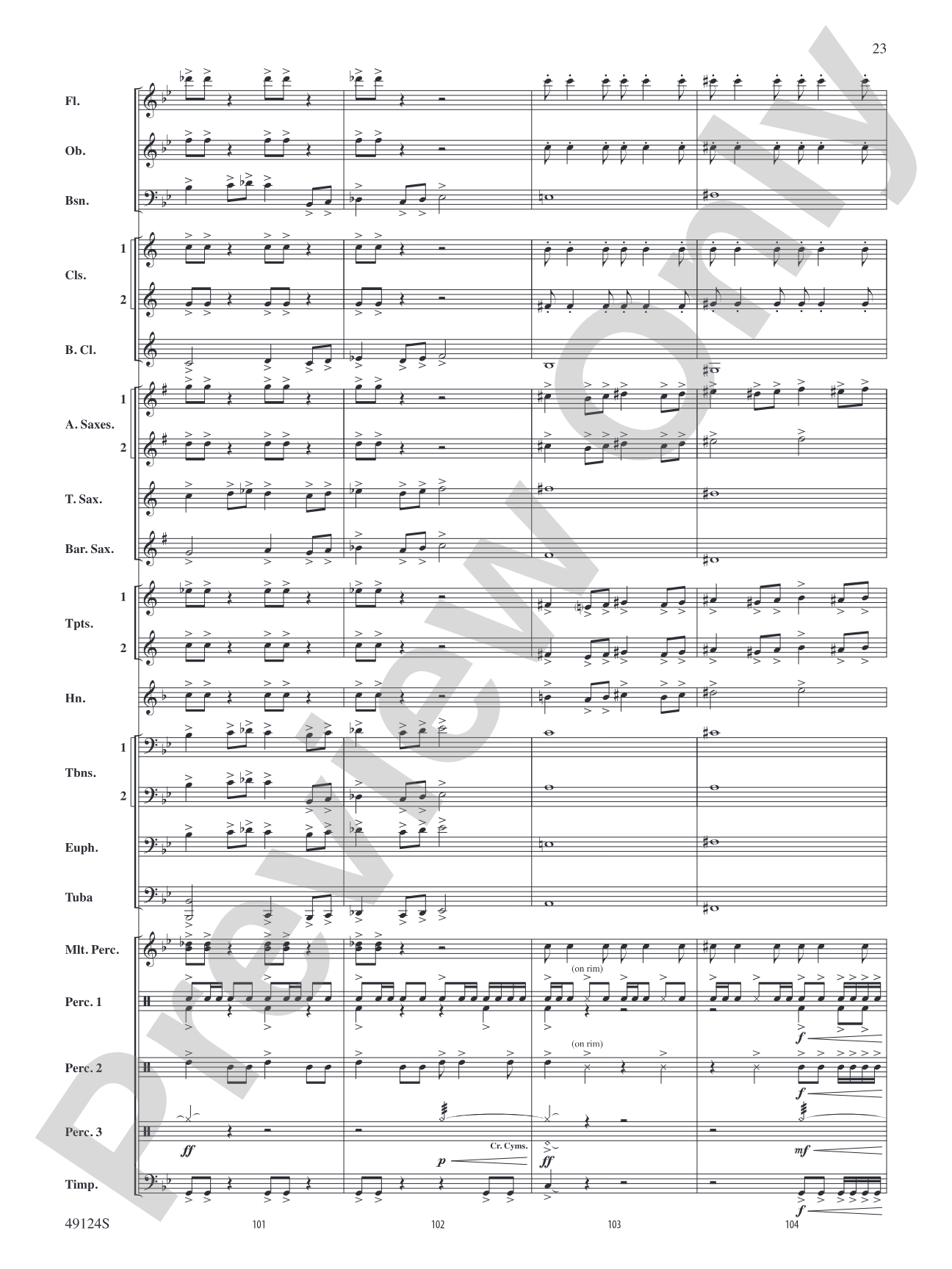 Beyond Reach: Concert Band Conductor Score & Parts