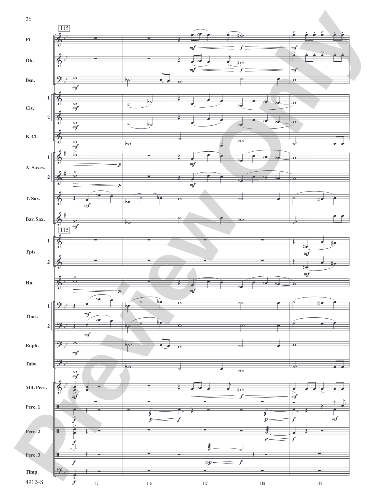Beyond Reach: Concert Band Conductor Score & Parts