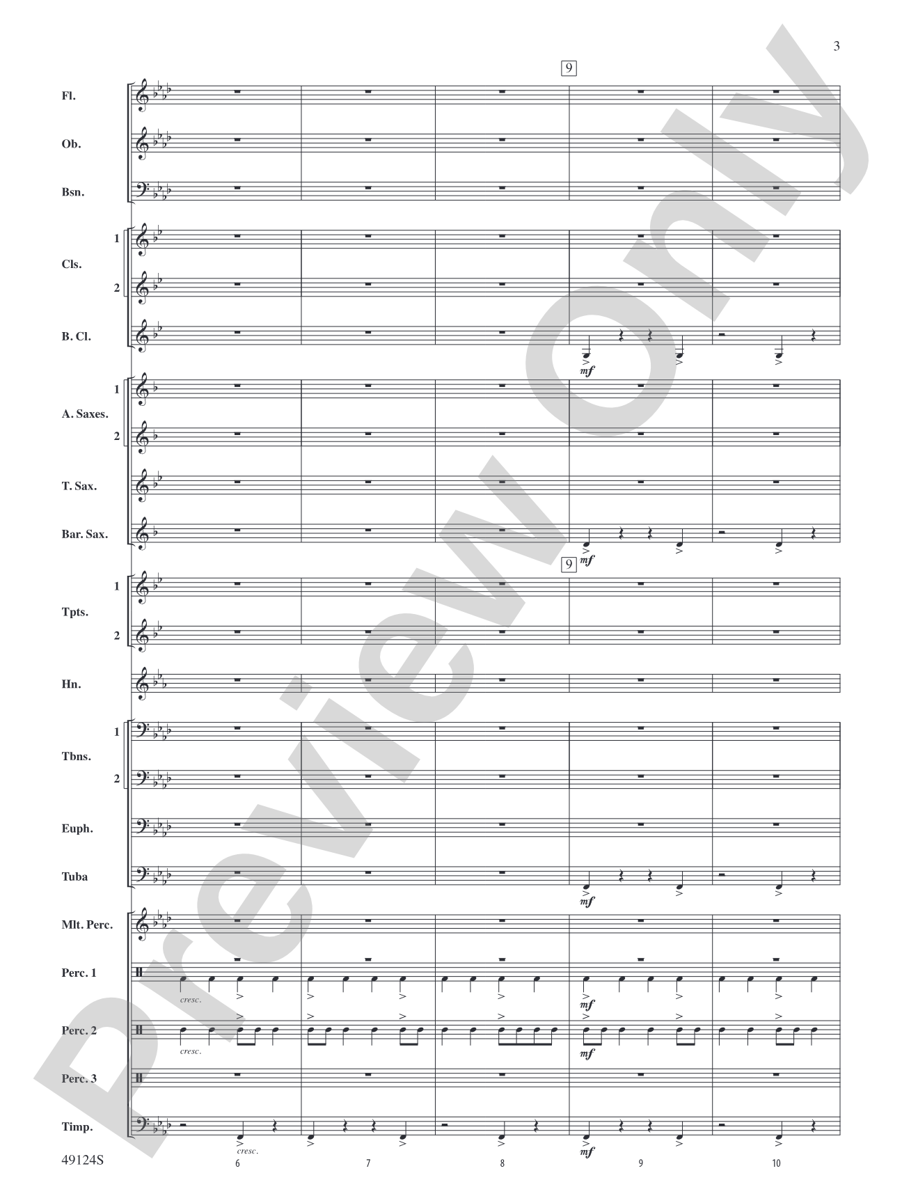 Beyond Reach: Concert Band Conductor Score & Parts