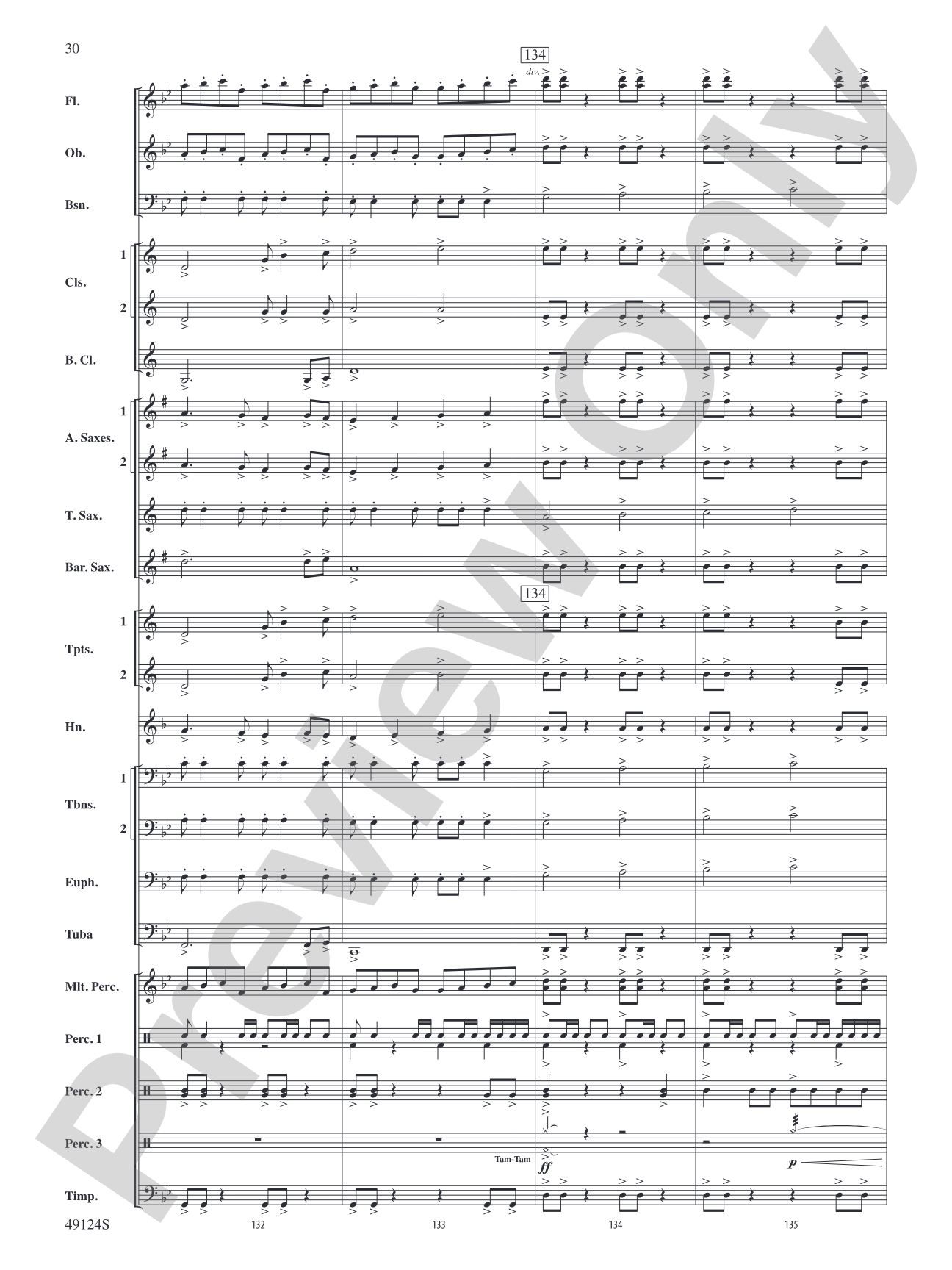 Beyond Reach: Concert Band Conductor Score & Parts