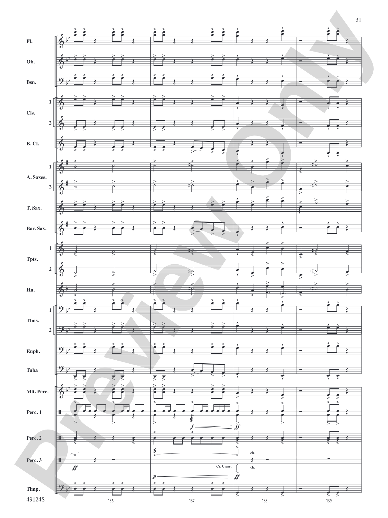 Beyond Reach: Concert Band Conductor Score & Parts