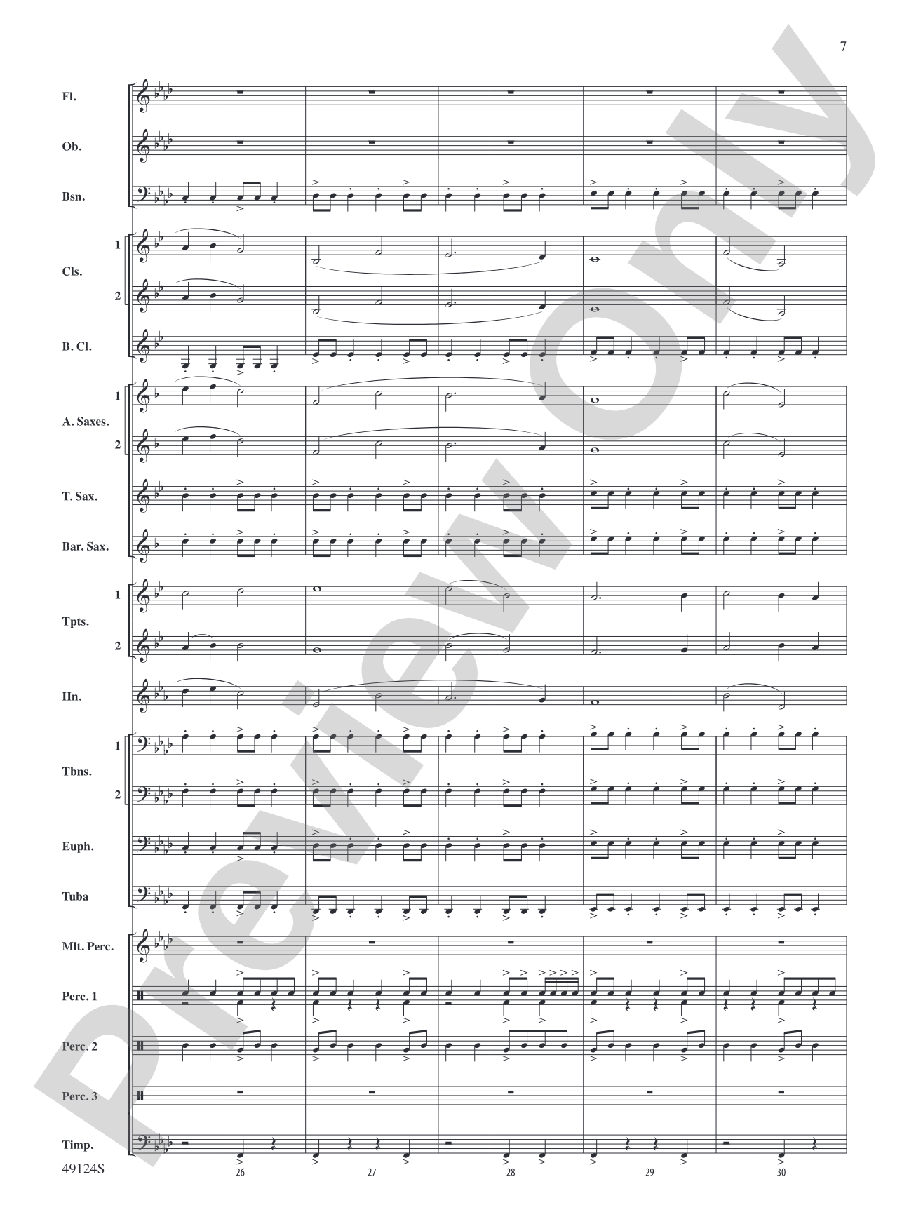Beyond Reach: Concert Band Conductor Score & Parts