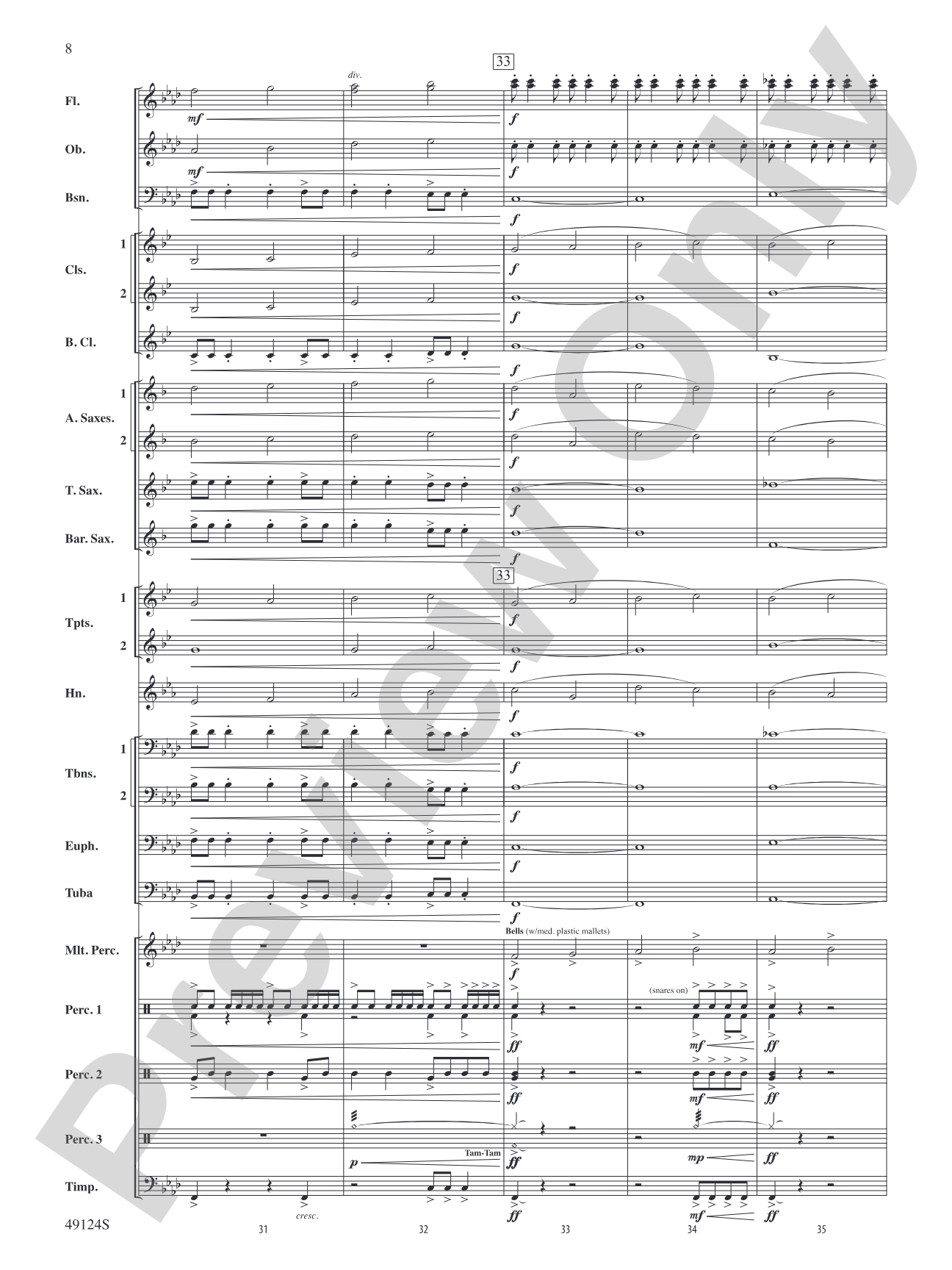 Beyond Reach: Concert Band Conductor Score & Parts
