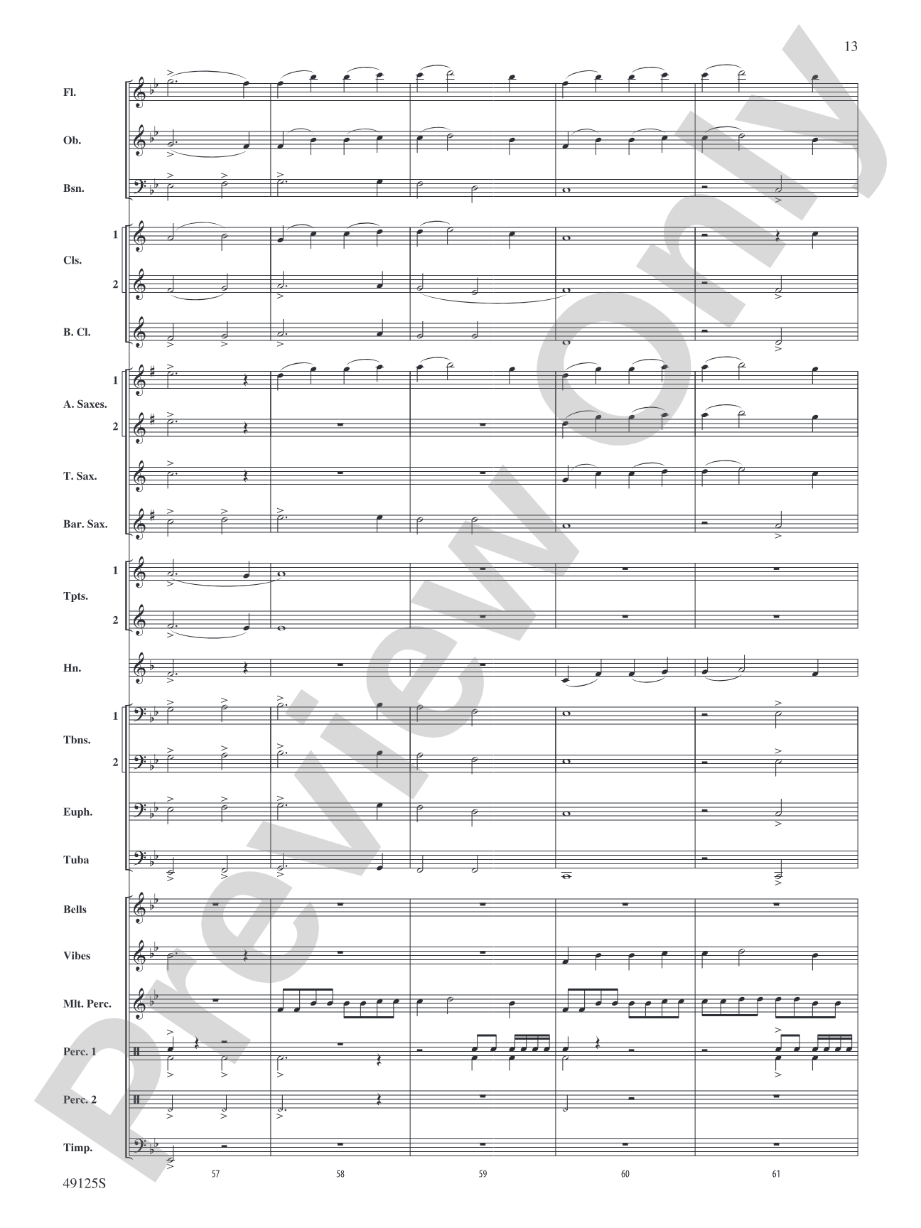The Lighthouse Keeps Watch: Concert Band Conductor Score & Parts