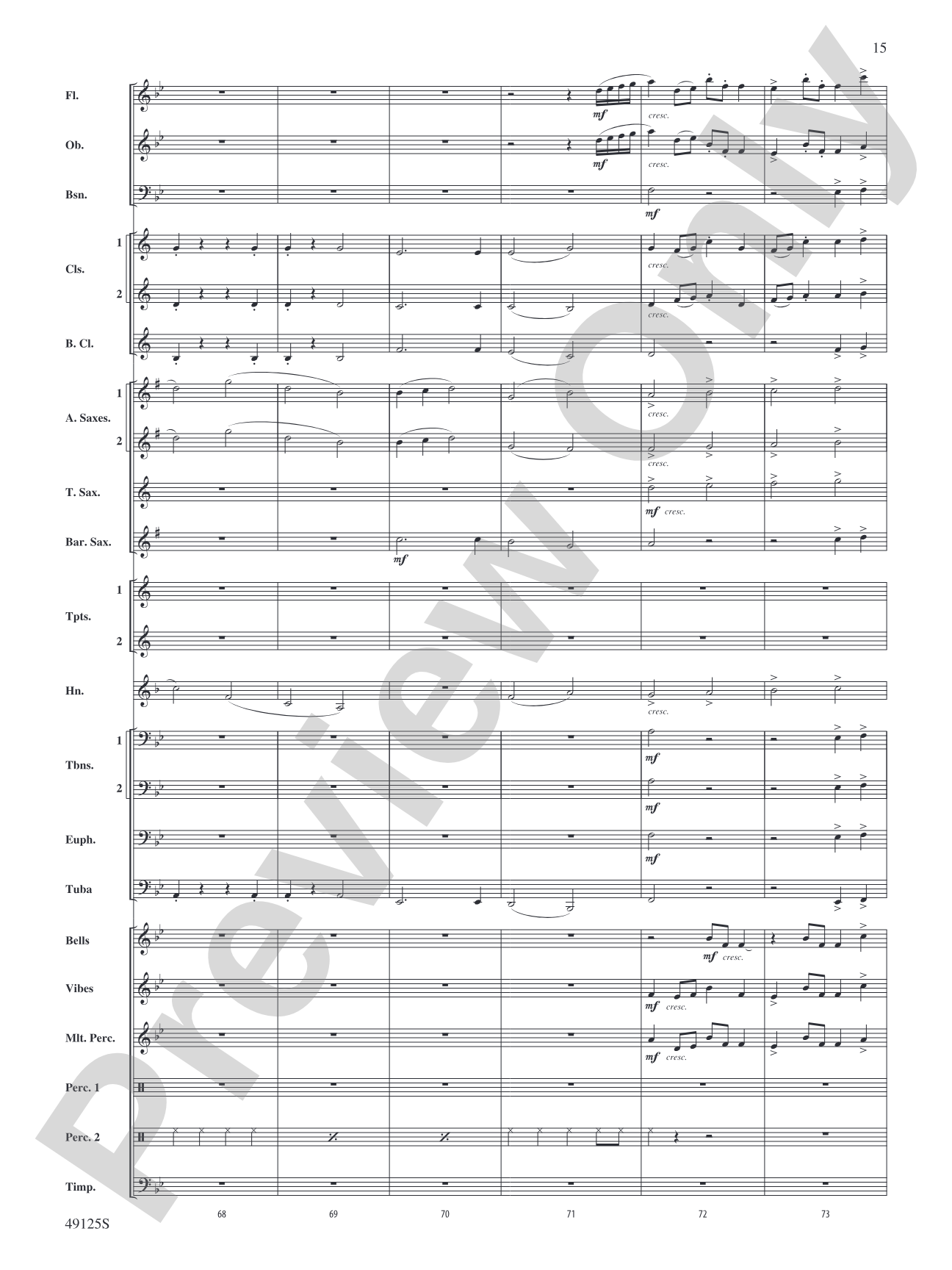 The Lighthouse Keeps Watch: Concert Band Conductor Score & Parts