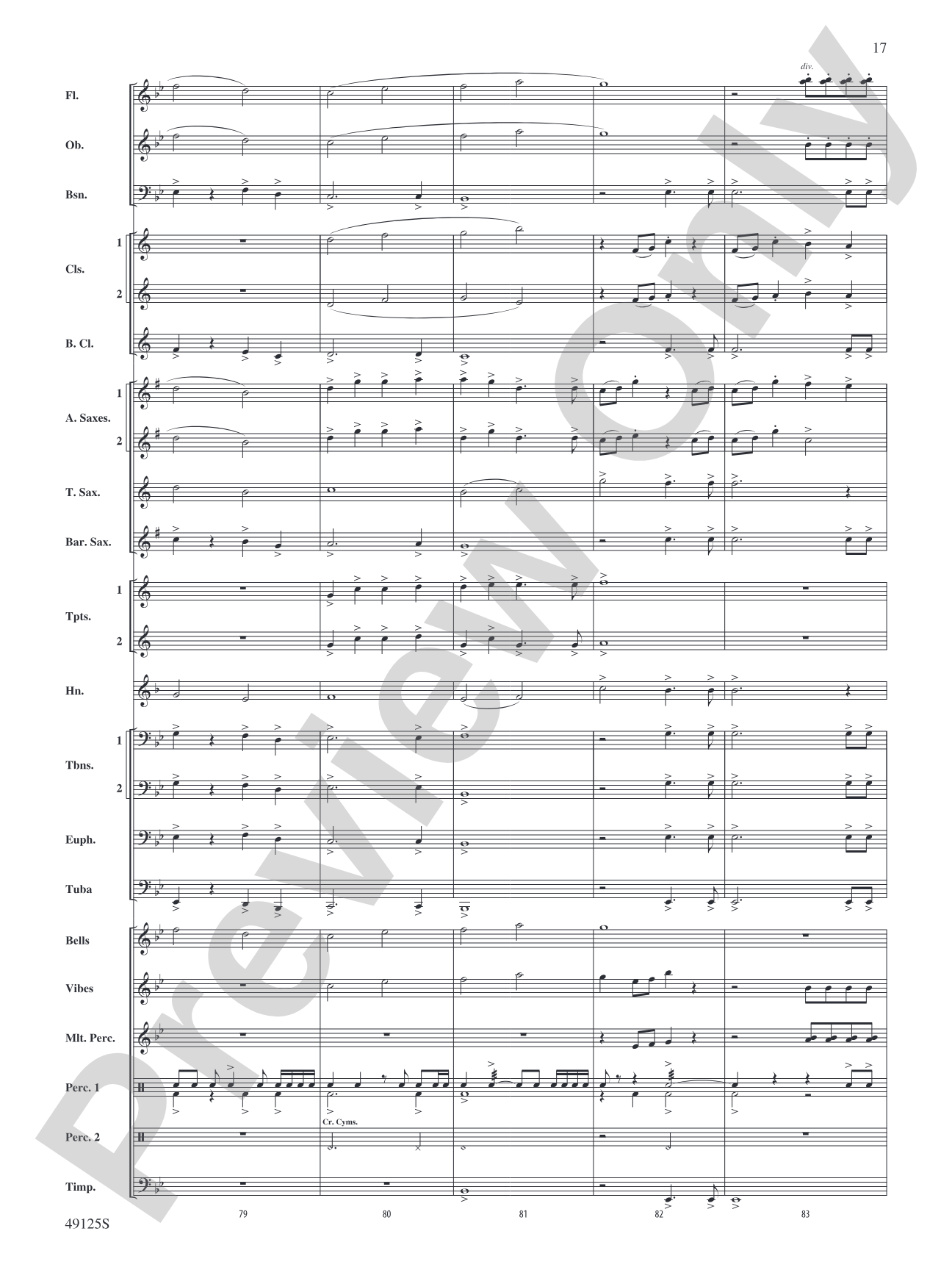 The Lighthouse Keeps Watch: Concert Band Conductor Score & Parts