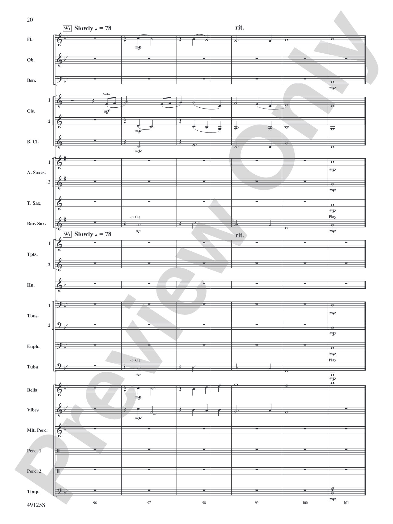 The Lighthouse Keeps Watch: Concert Band Conductor Score & Parts