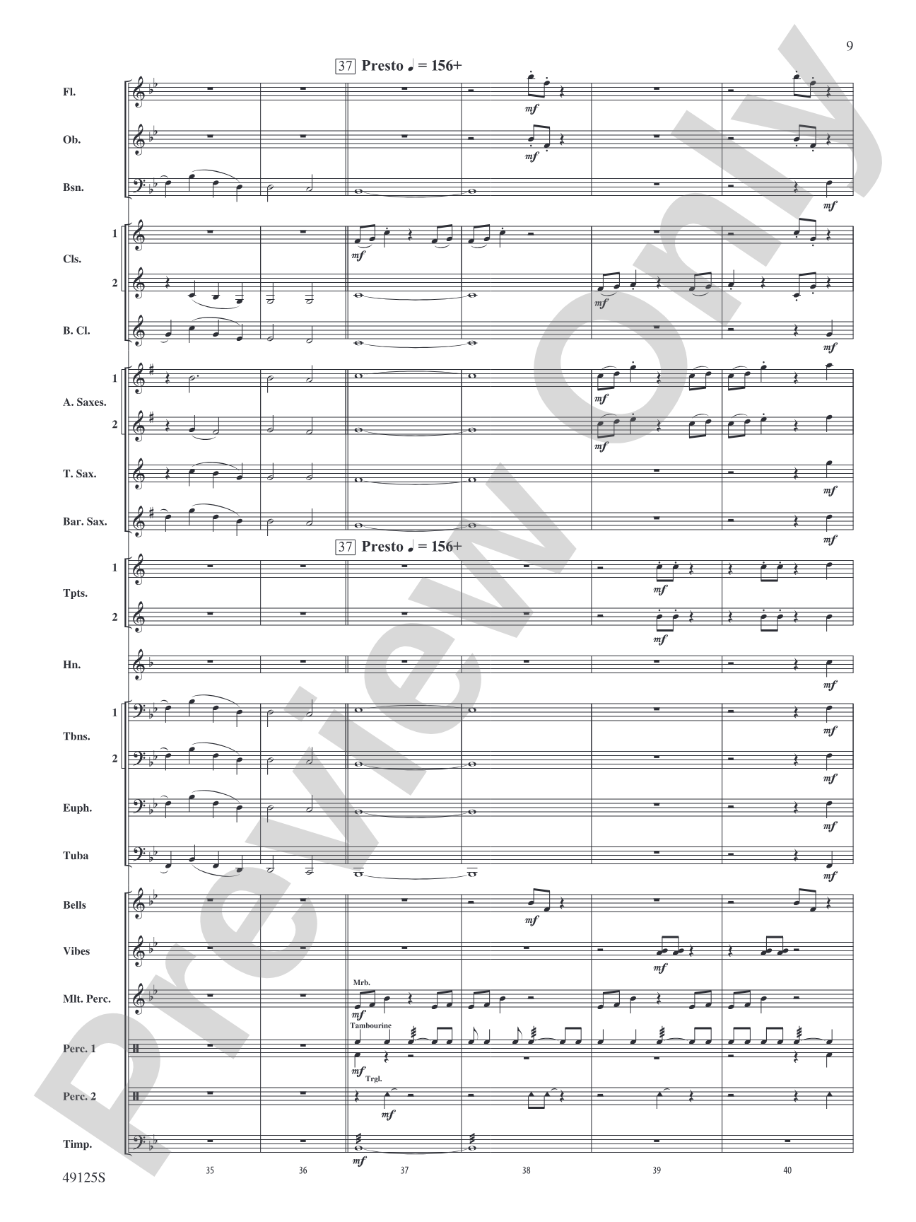 The Lighthouse Keeps Watch: Concert Band Conductor Score & Parts