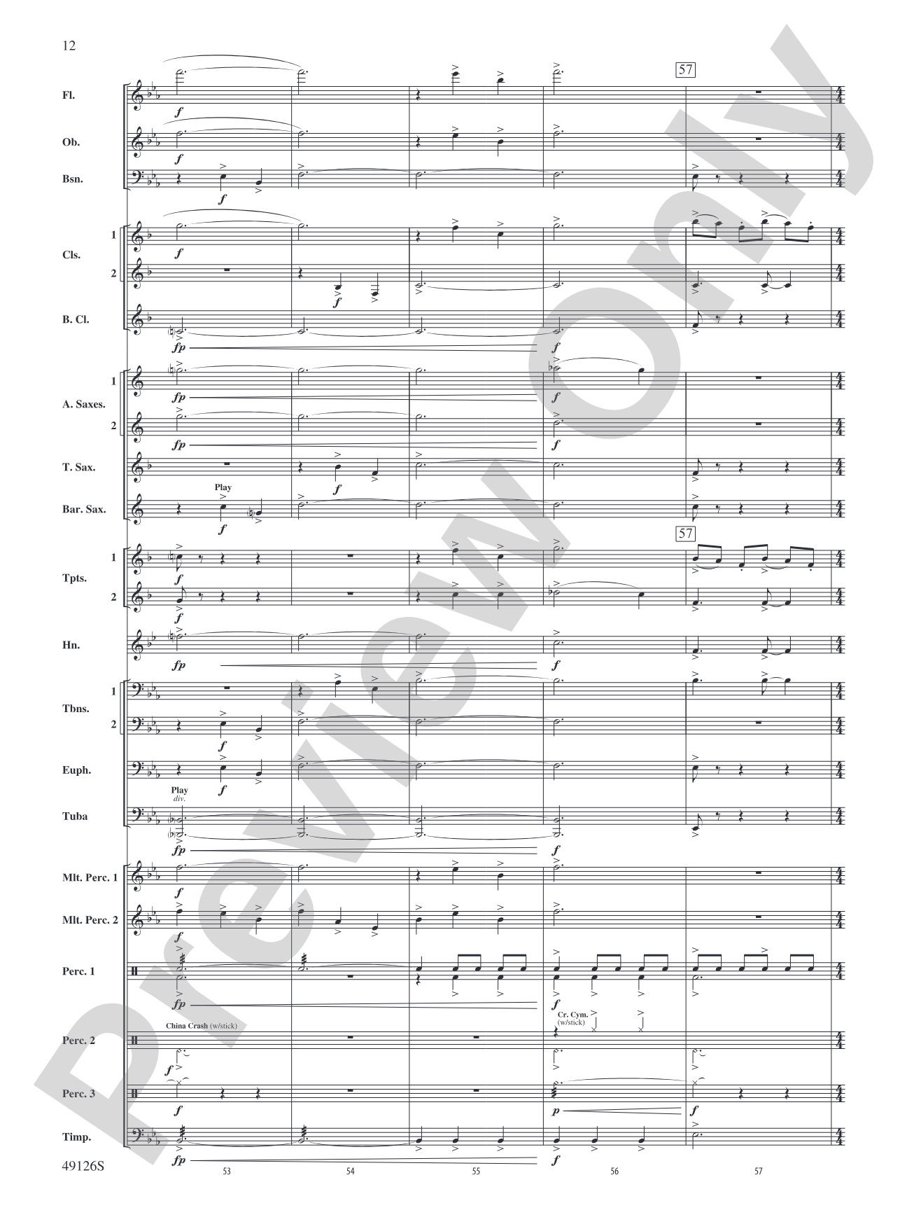 Impetus: Concert Band Conductor Score & Parts