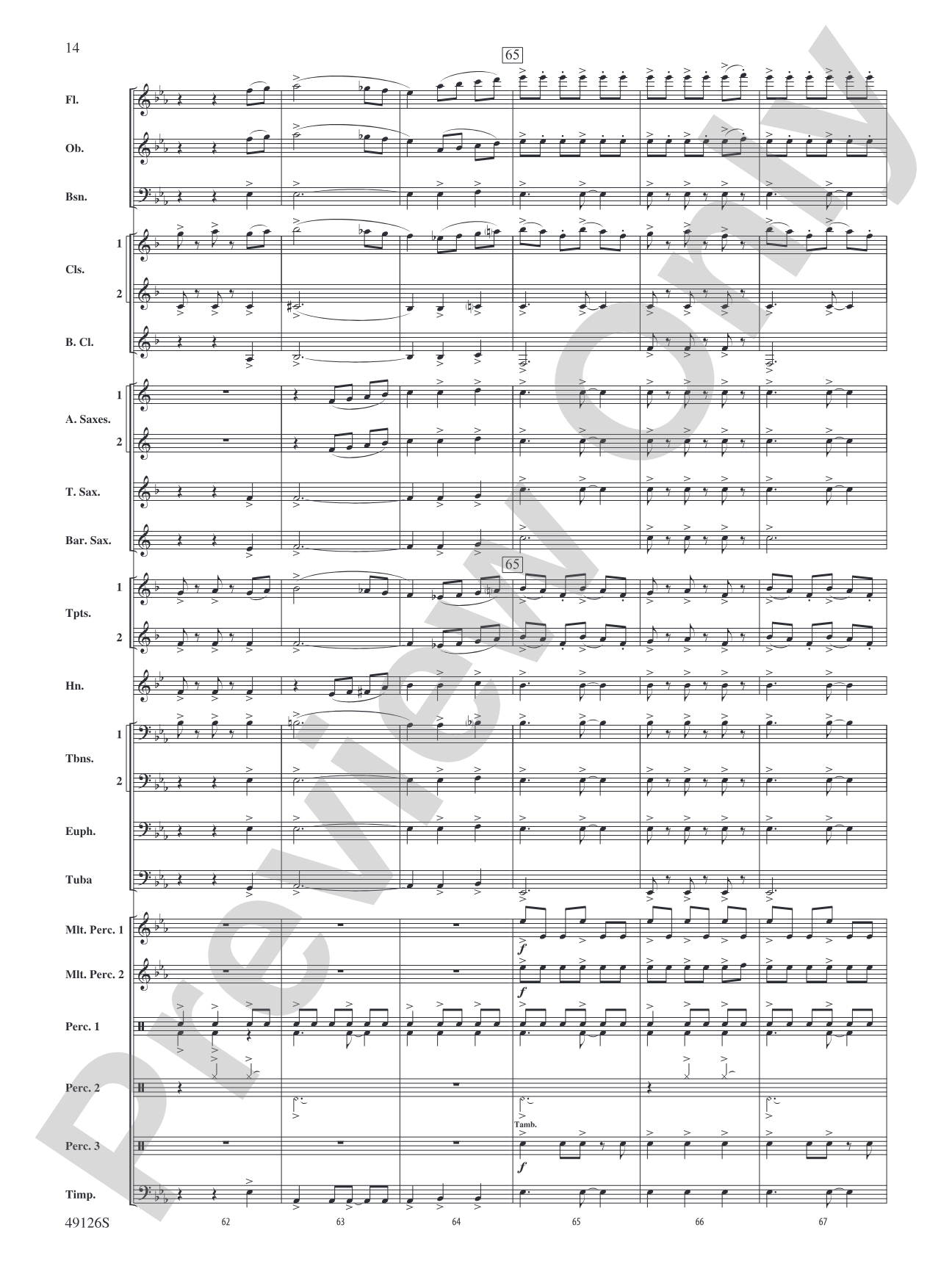 Impetus: Concert Band Conductor Score & Parts